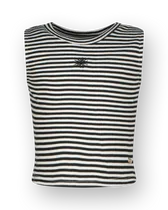 Top Basic-Crop Rib Top Stripe