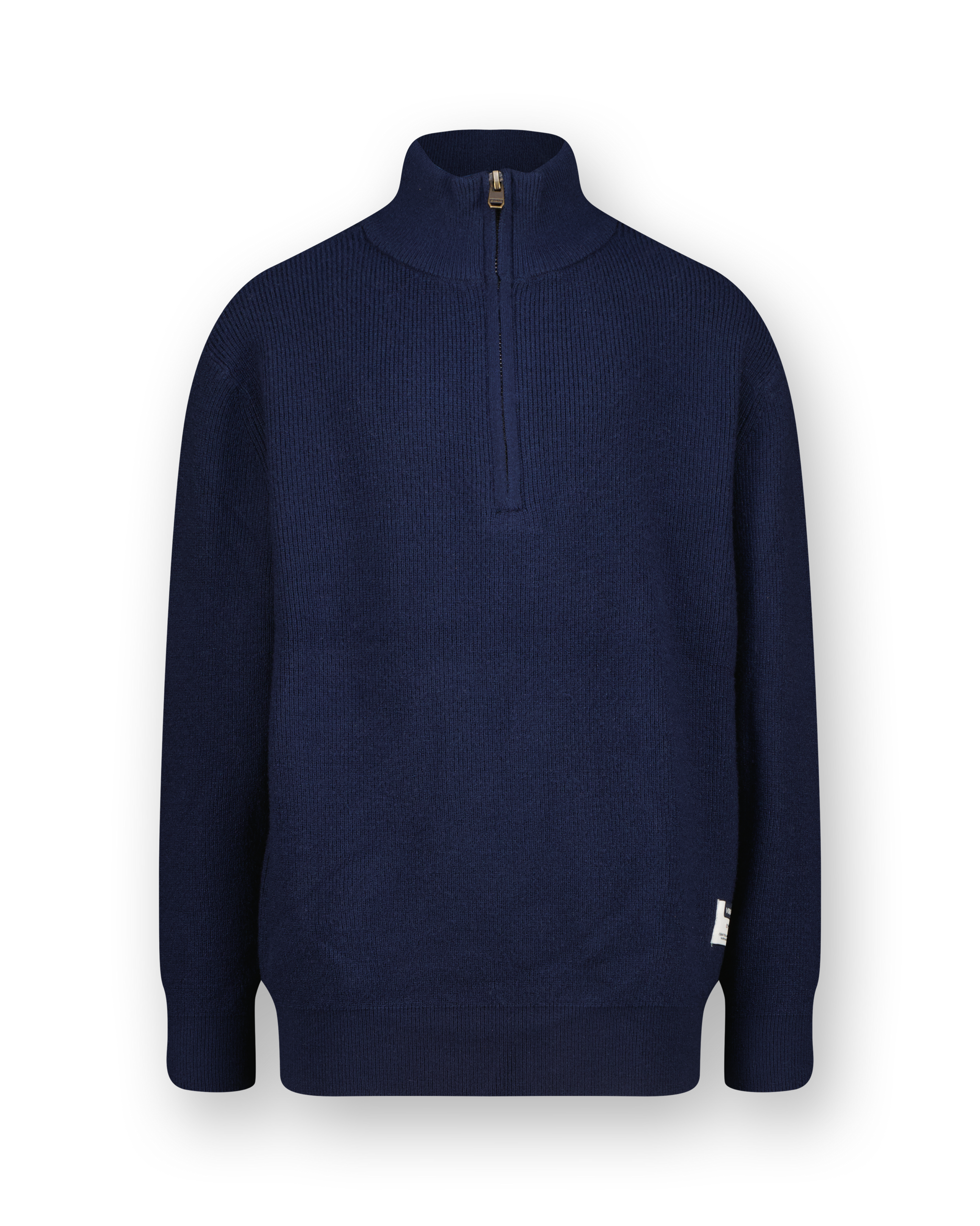 Flat Knit half zip
