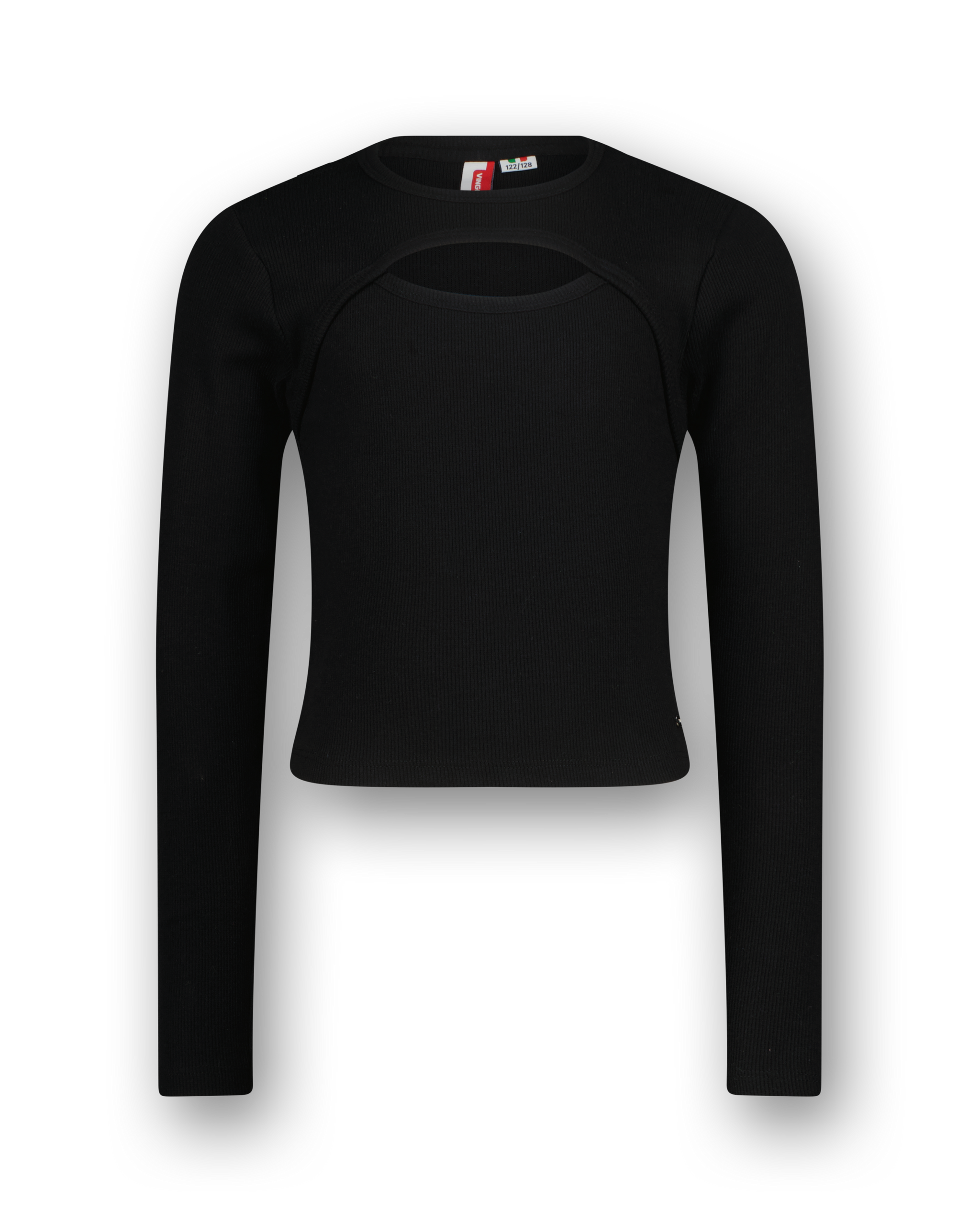 T-shirt G-basic-rib Detail