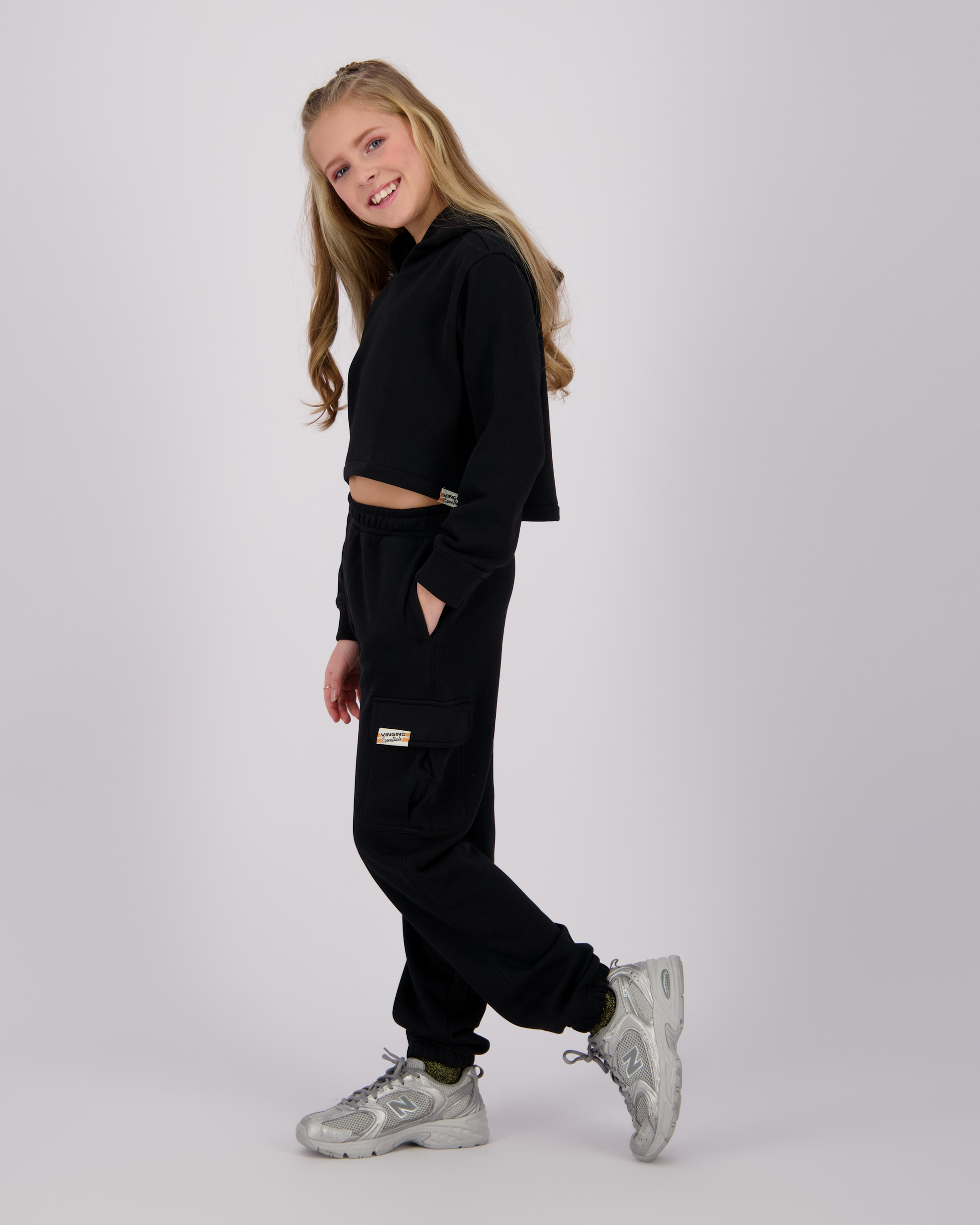Hoodie G-basic-sweat-Hoodie Crop