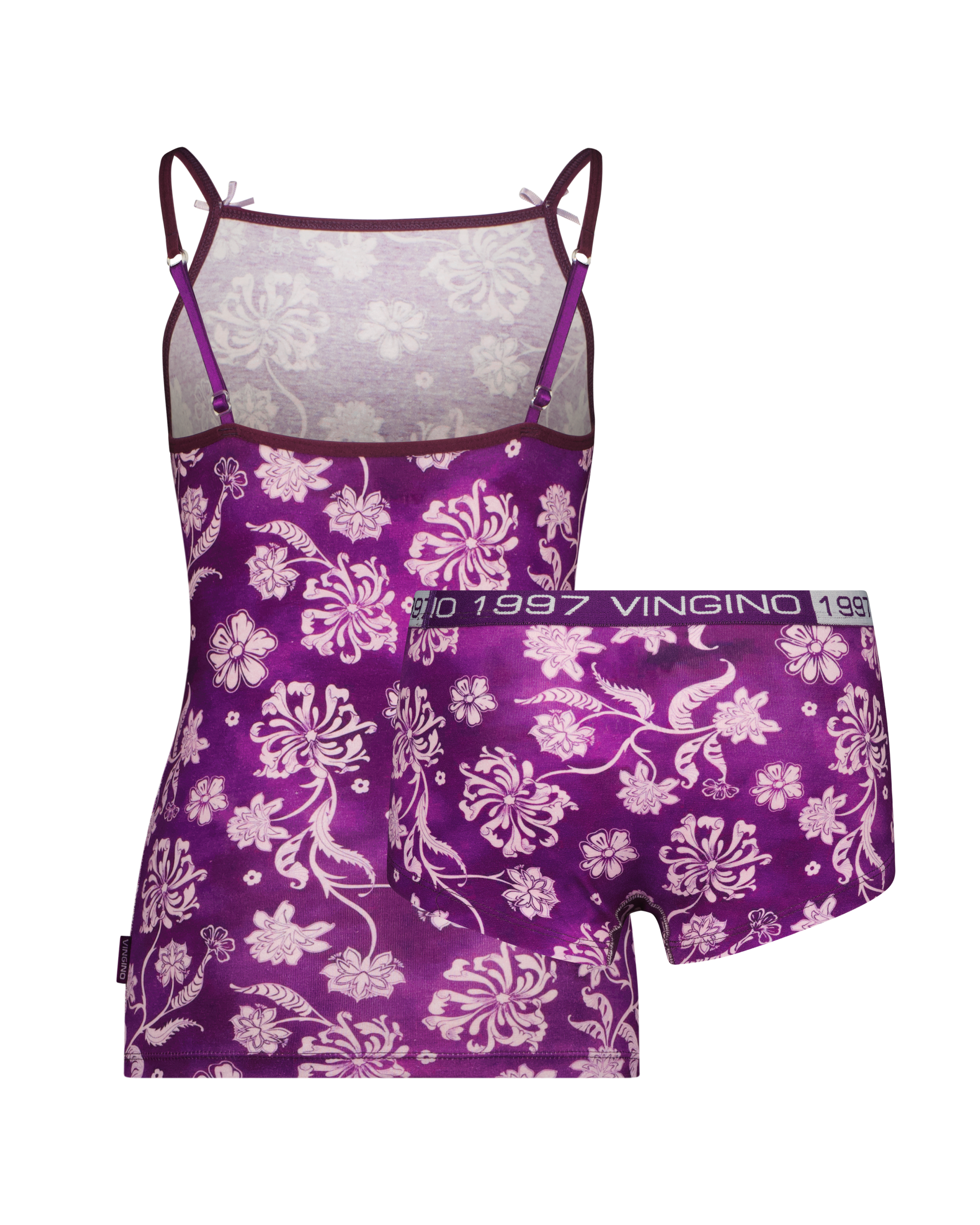 G-243 Flower singlet set