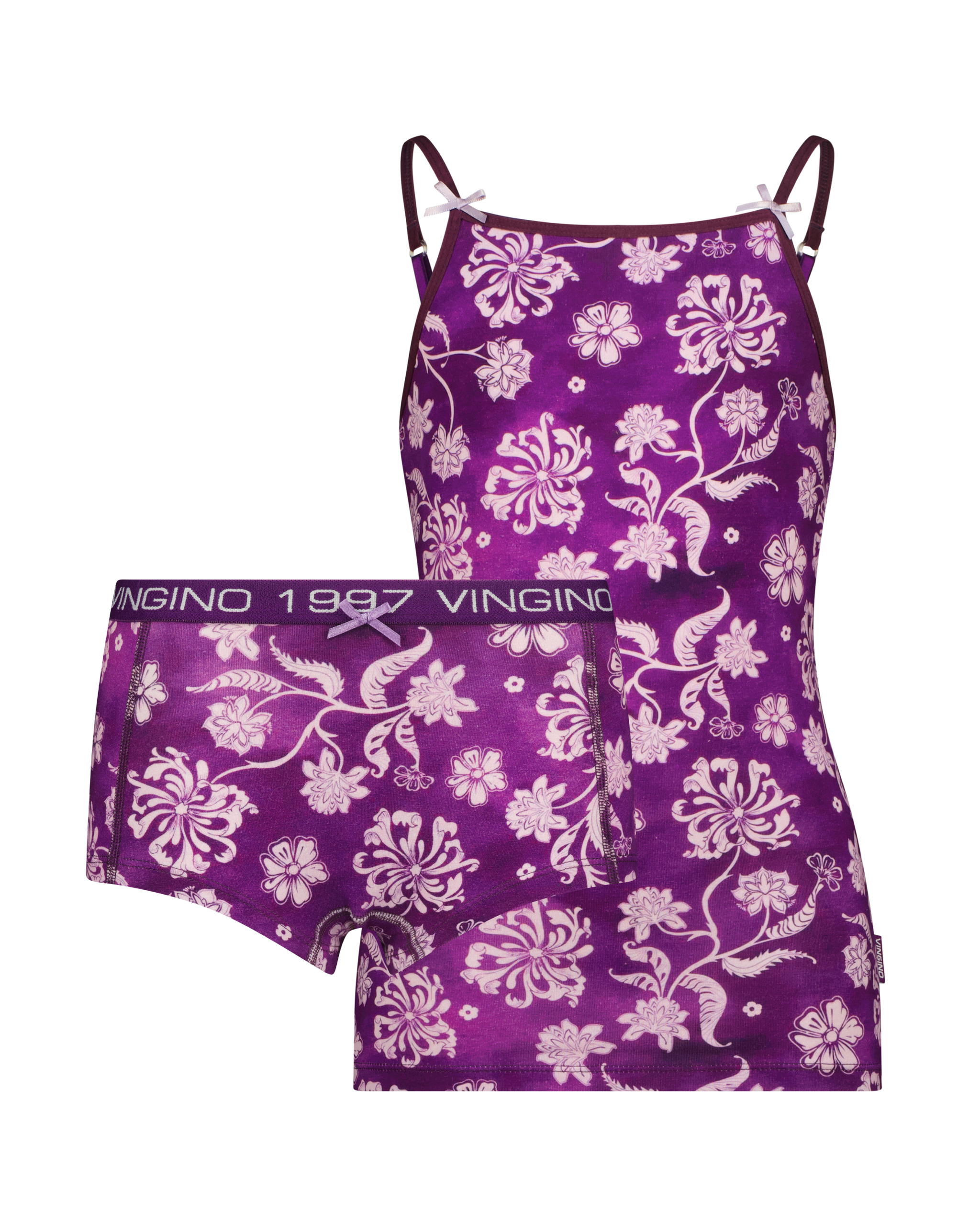 G-243 Flower singlet set