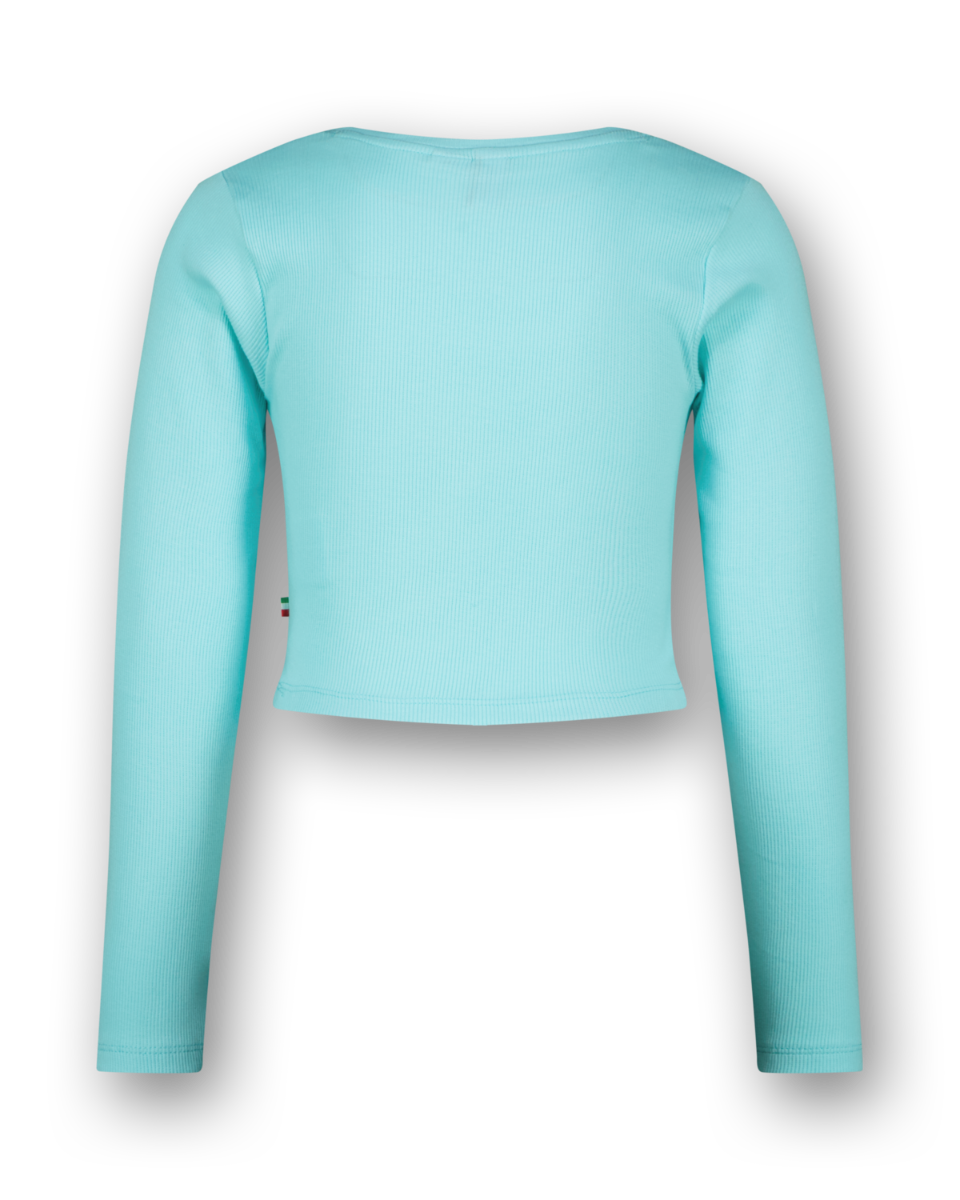 T-shirt G-basic-crop Rib Longsleeve