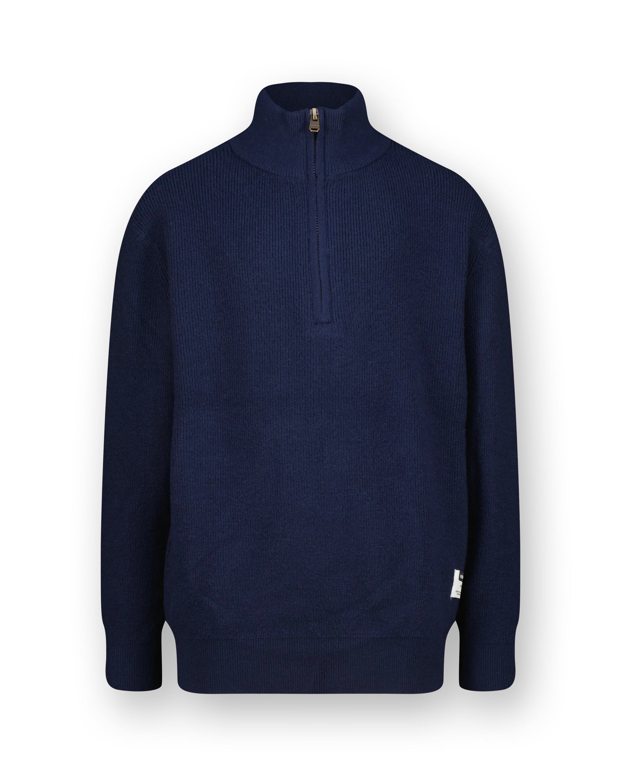 Flat Knit half zip