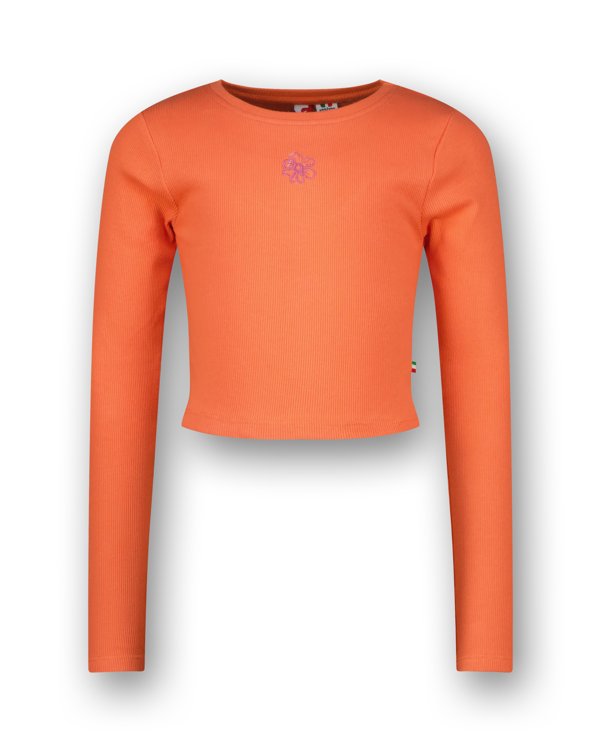 T-shirt G-basic-crop Rib Longsleeve
