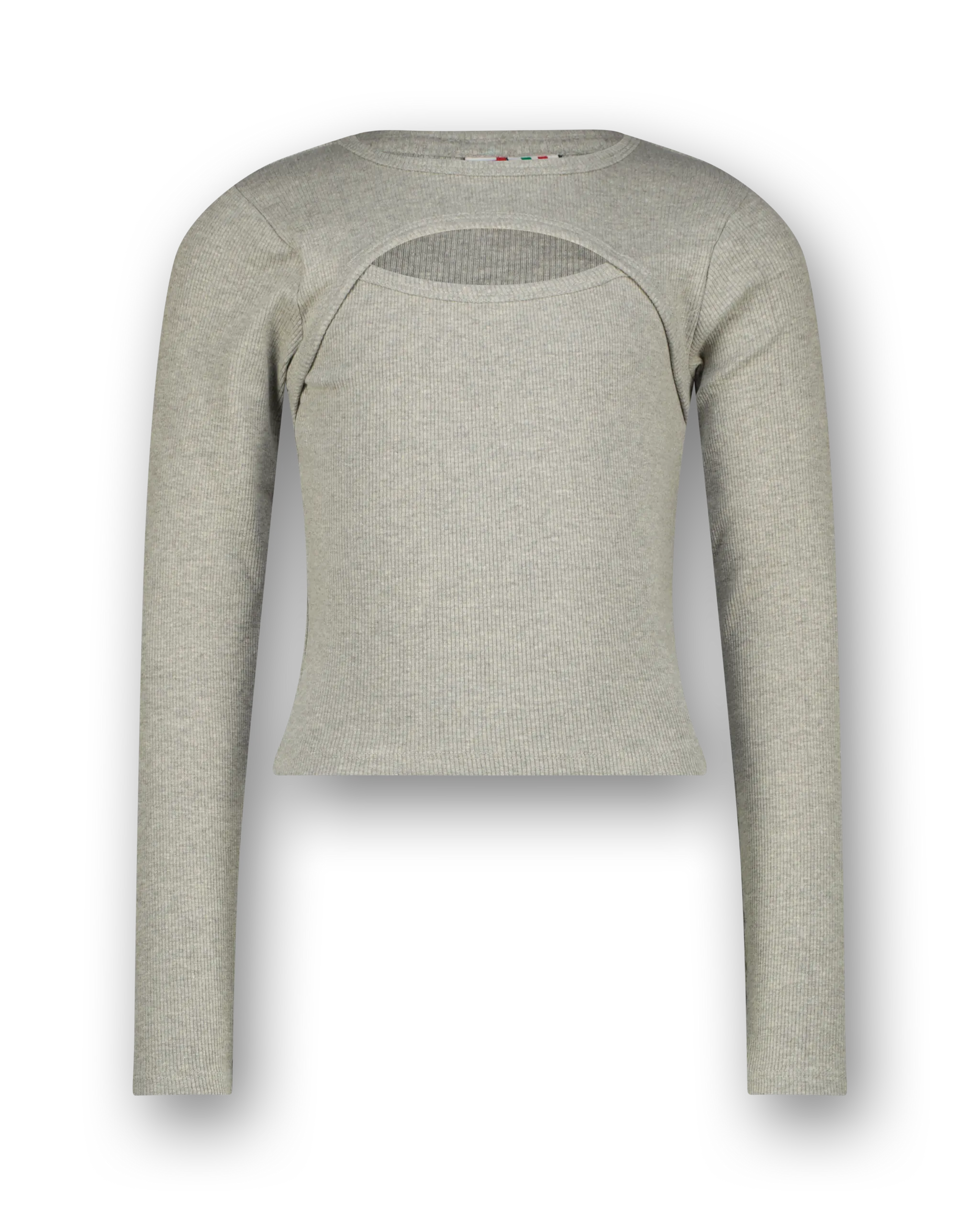 T-shirt G-basic-rib Detail