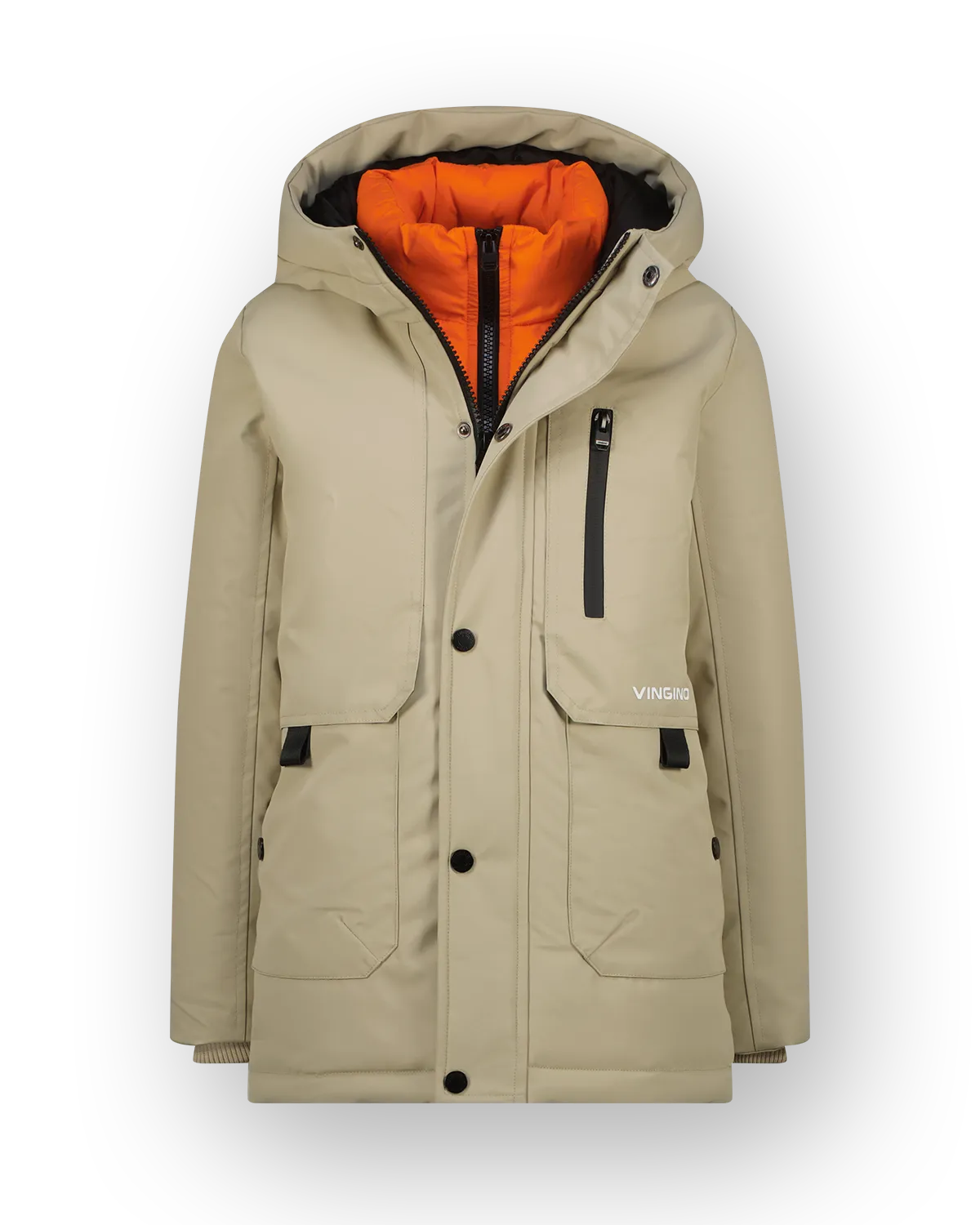 Boys Long Jacket Tharpa | Brown