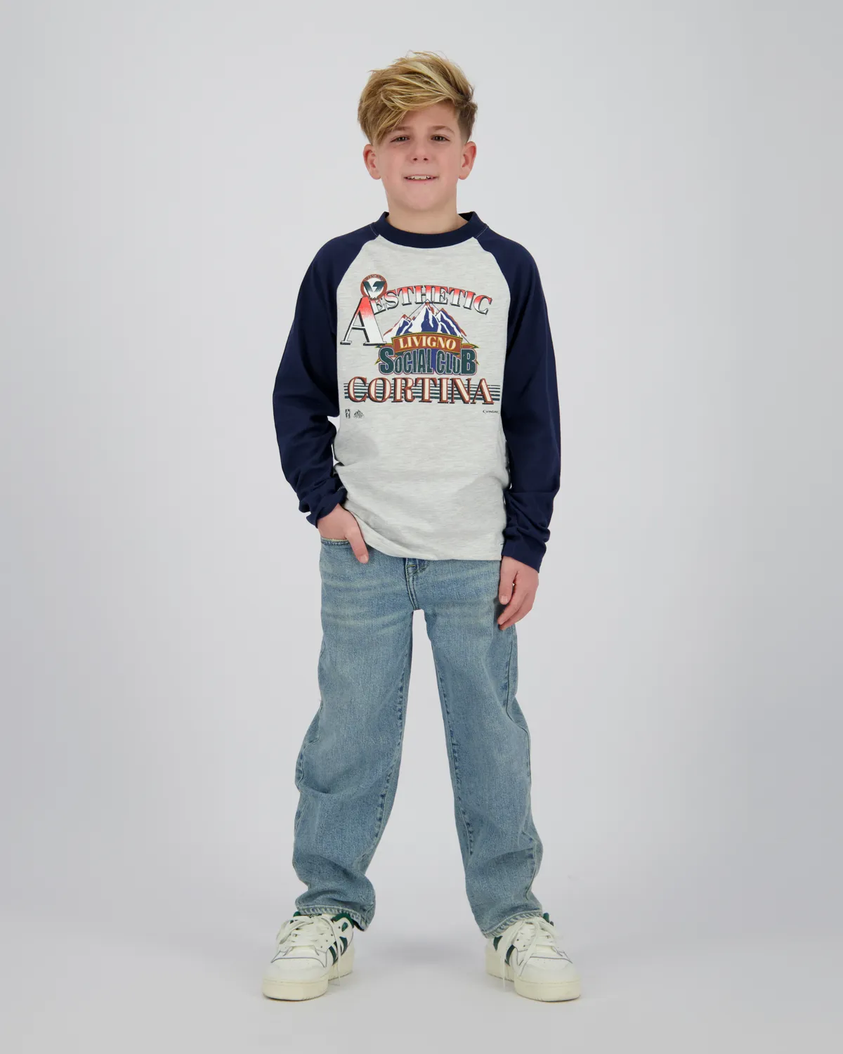 Jongens T-shirt Haruto | Grijs