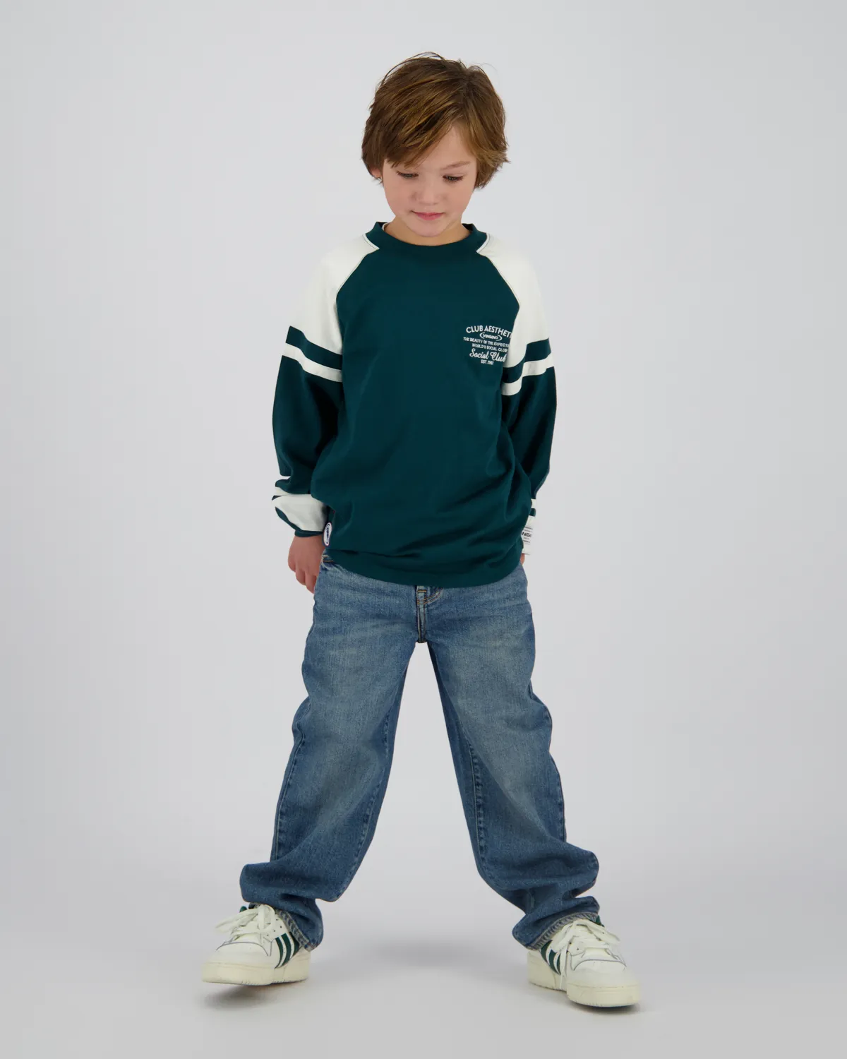 Jongens Oversized T-shirt Hunter | Groen
