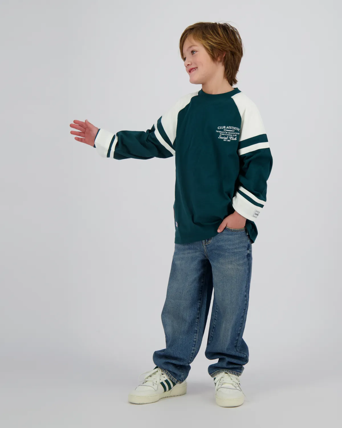 Jongens Oversized T-shirt Hunter | Groen