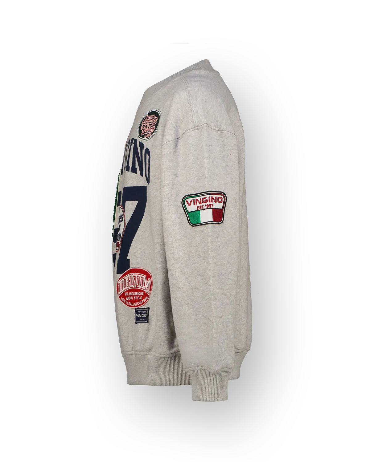 Jongens Sweater Nadge | Grijs