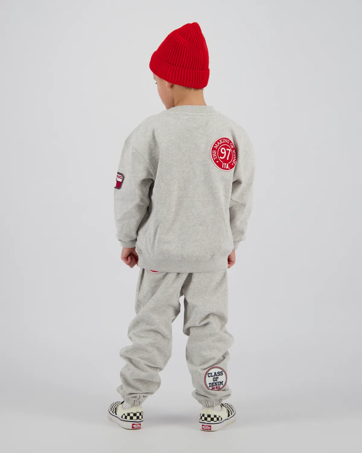 Jongens Sweater Nadge | Grijs