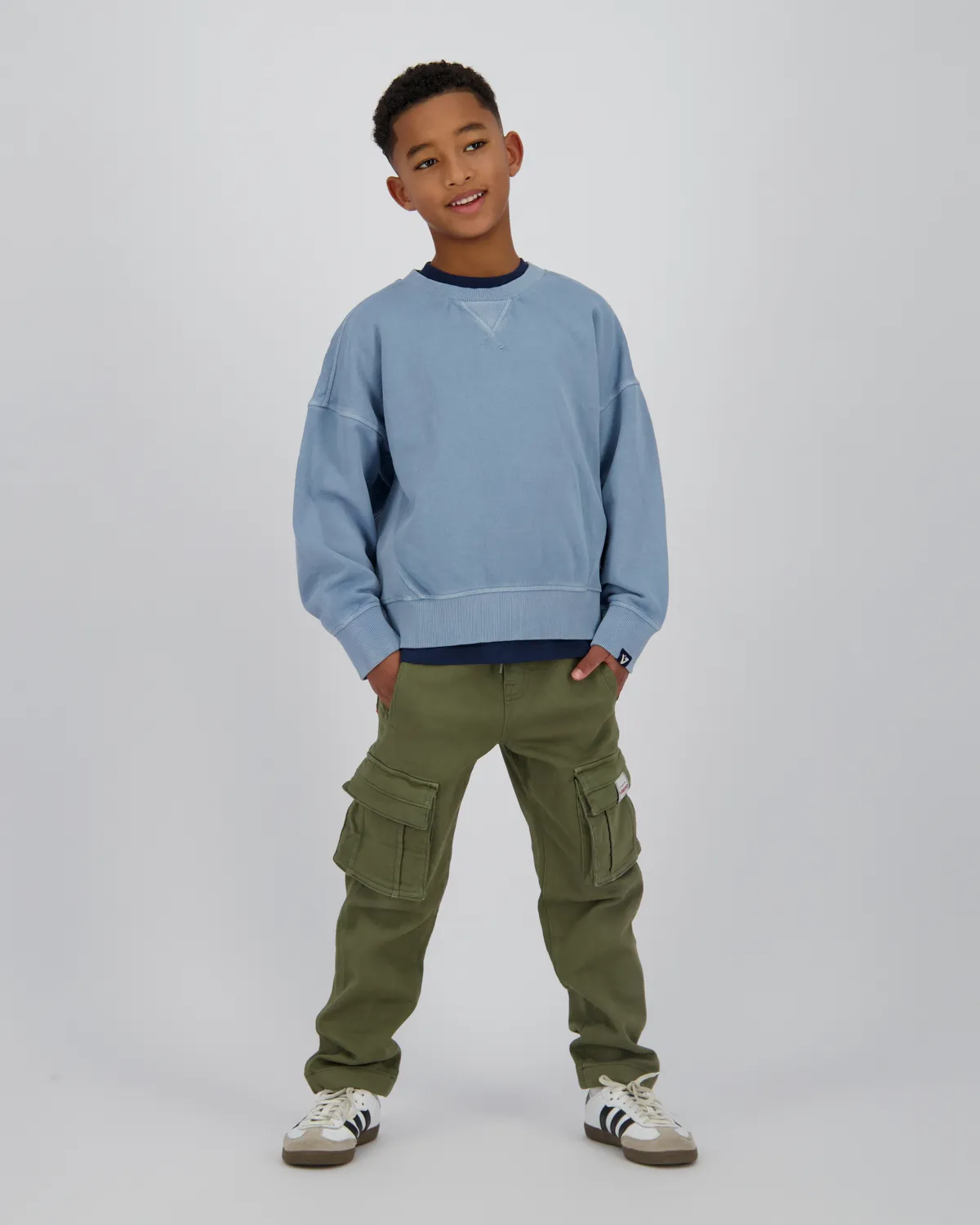 Jongens Sweater Niksa | Blauw