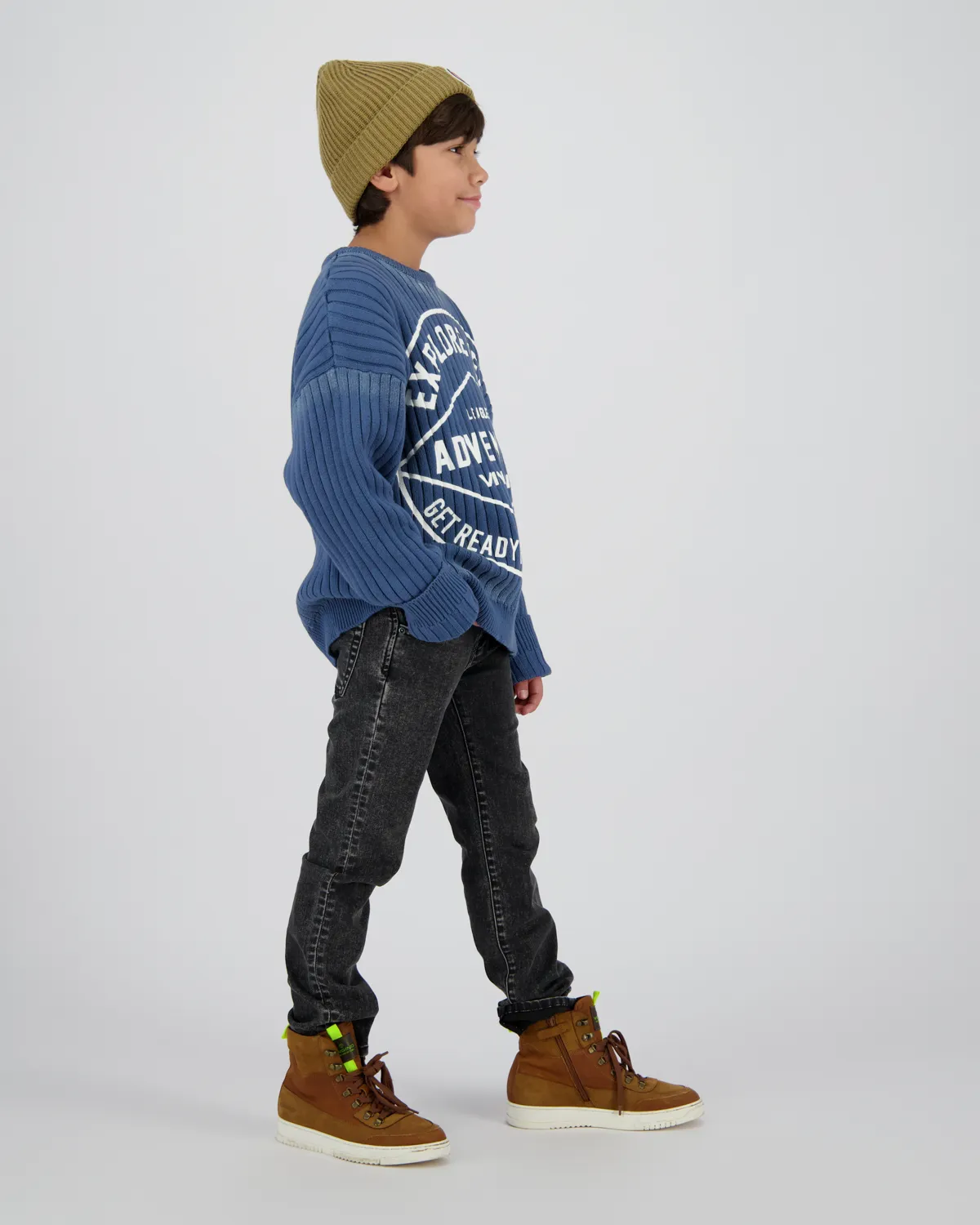 Boys Slim Jeans Damian | Grey