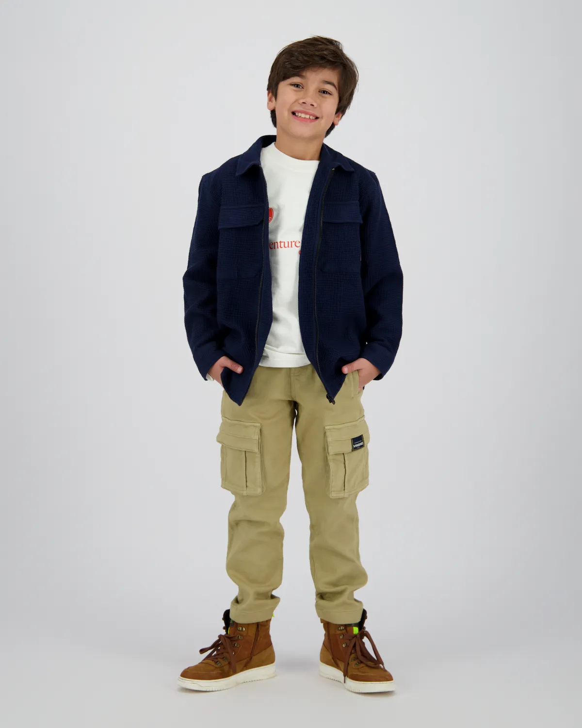 Jongens Loose Jeans Claudio | Zand