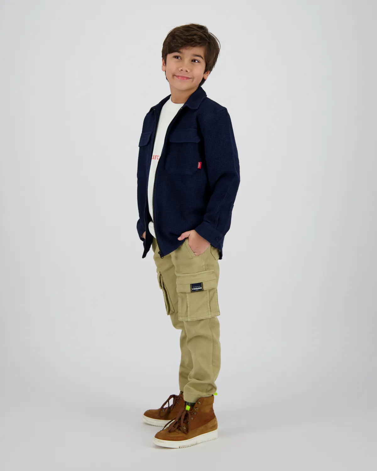 Jongens Loose Jeans Claudio | Zand