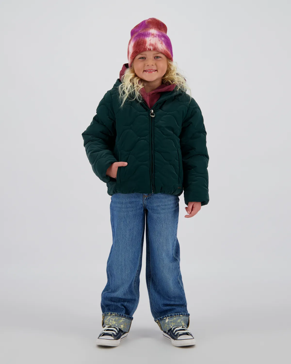 Girls Hooded Jacket Tanije | Green