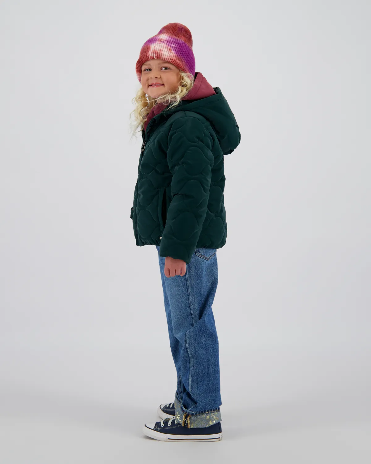 Girls Hooded Jacket Tanije | Green