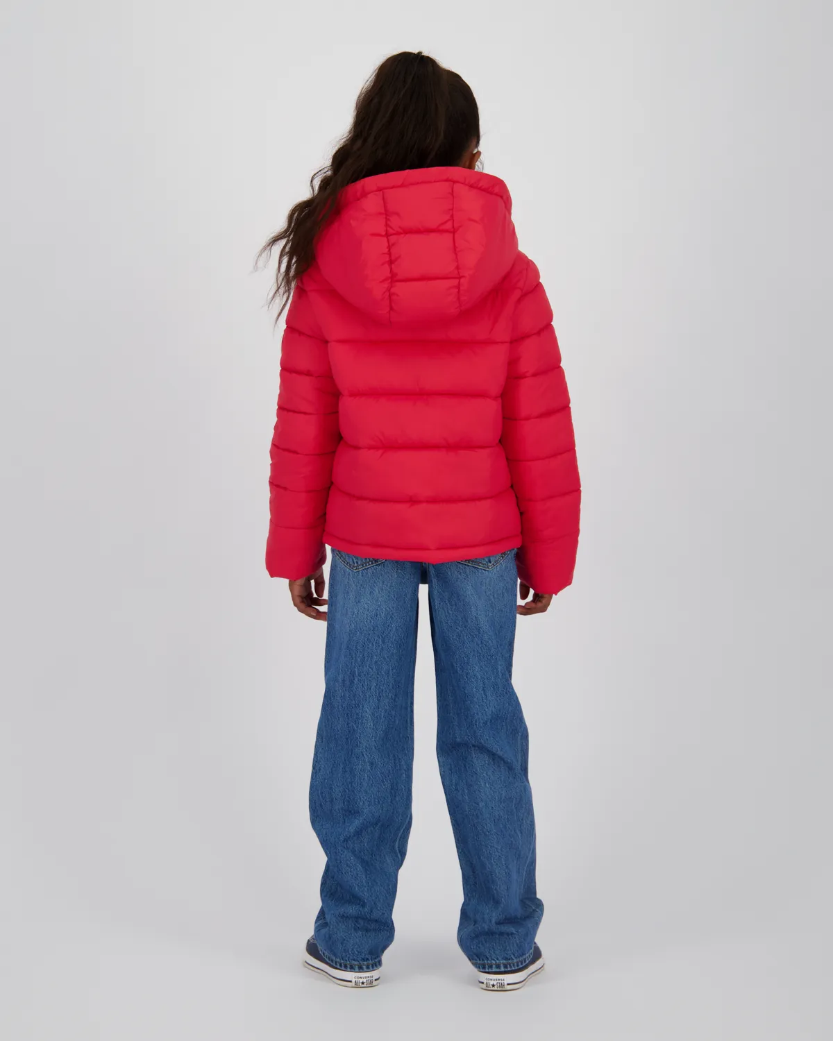Girls Hooded Jacket Tiena | Red