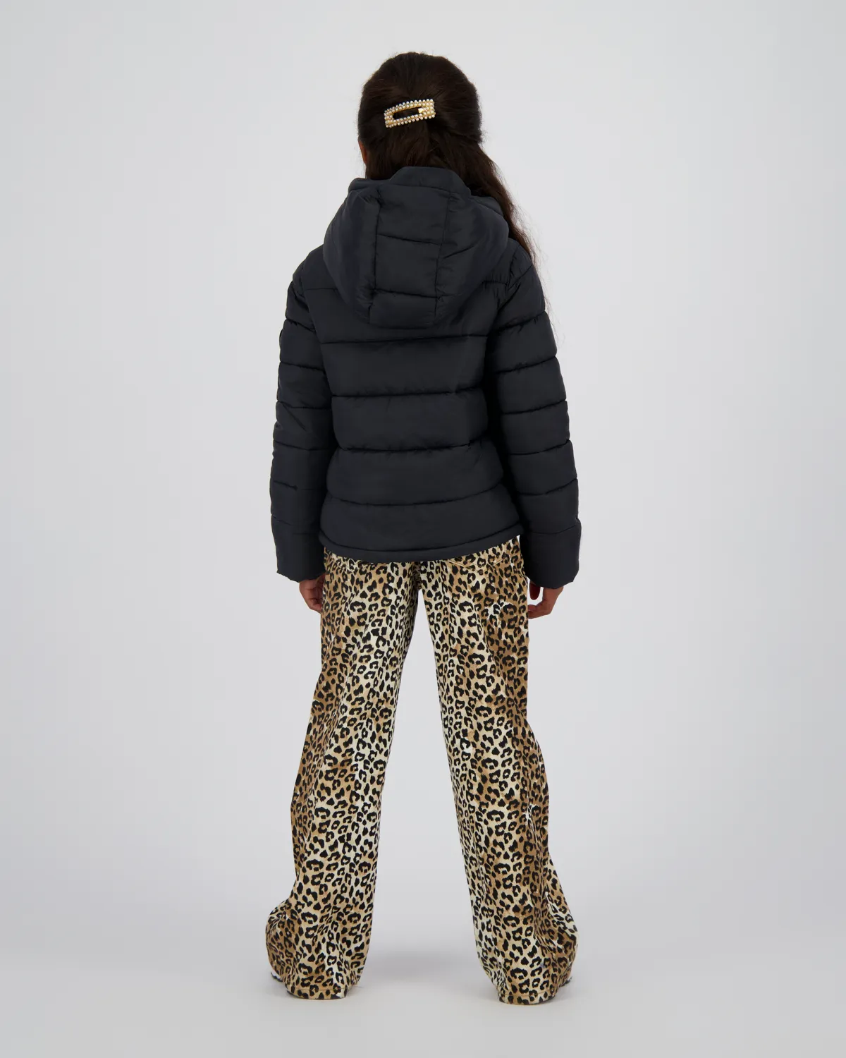 Girls Hooded Jacket Tiena | Black