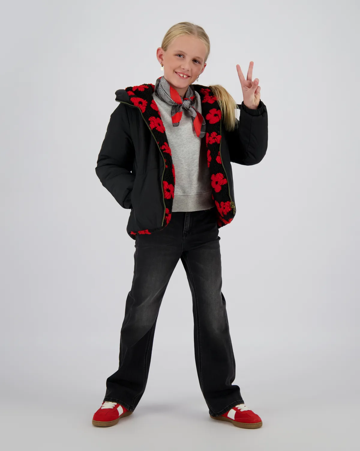 Girls Jacket Tara | Black