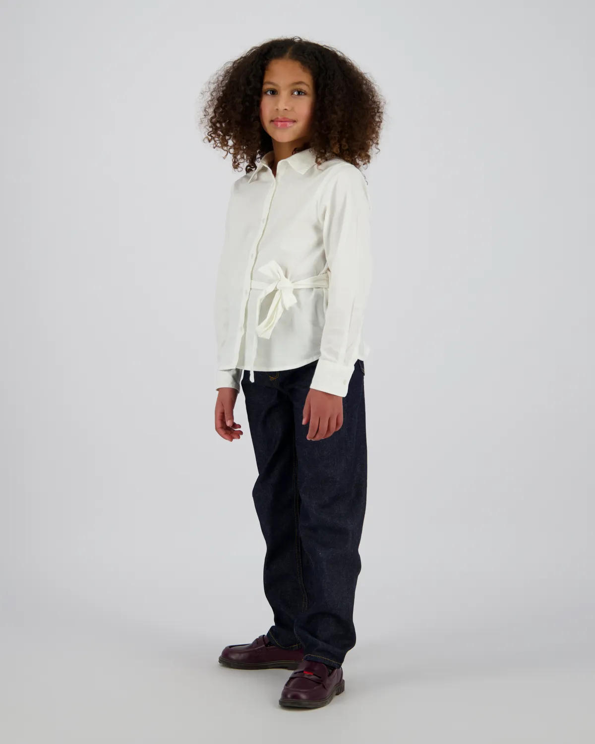 Girls Blouse Lovie | White
