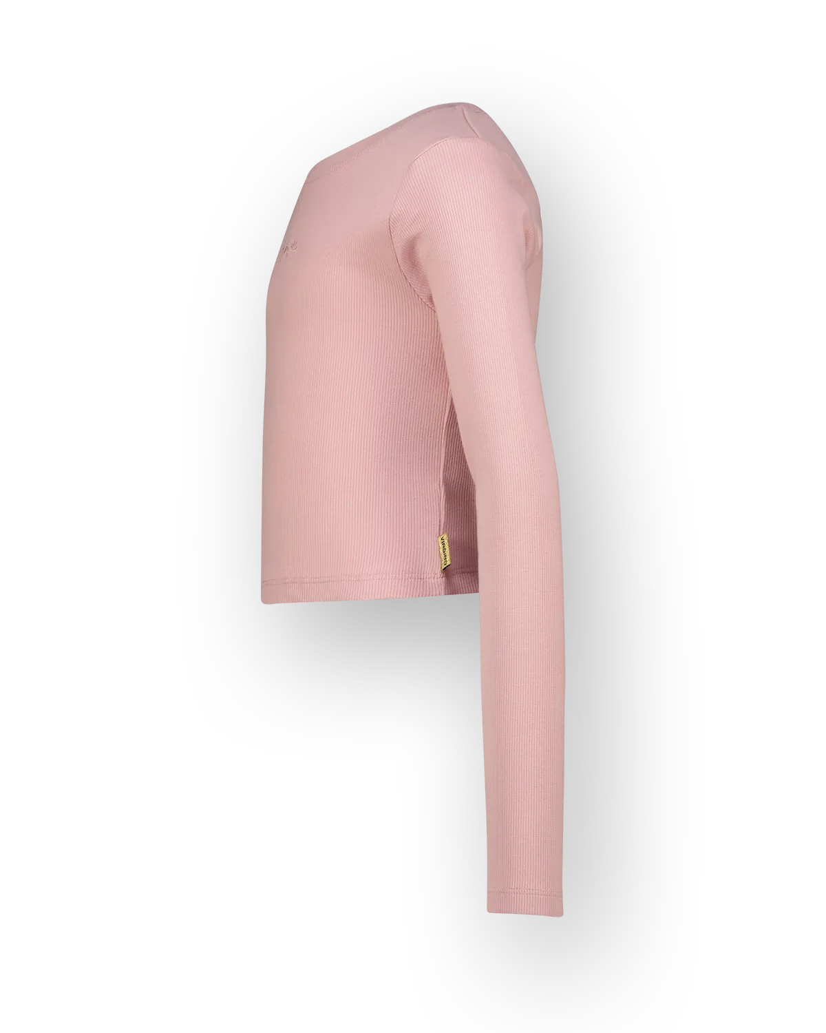 T-shirt Basic crop rib top
