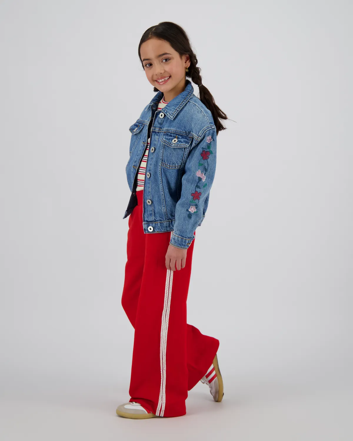 Meisjes Wide leg Broek Sonita | Rood