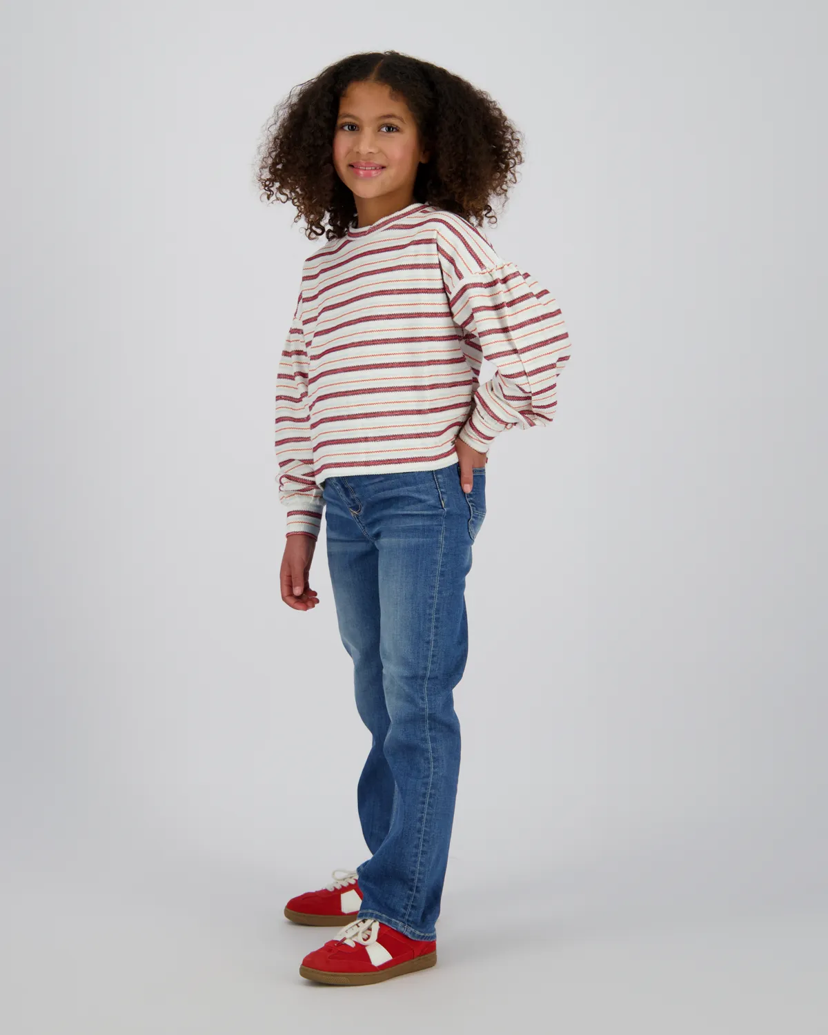 Girls Straight Jeans Crystel | Blue