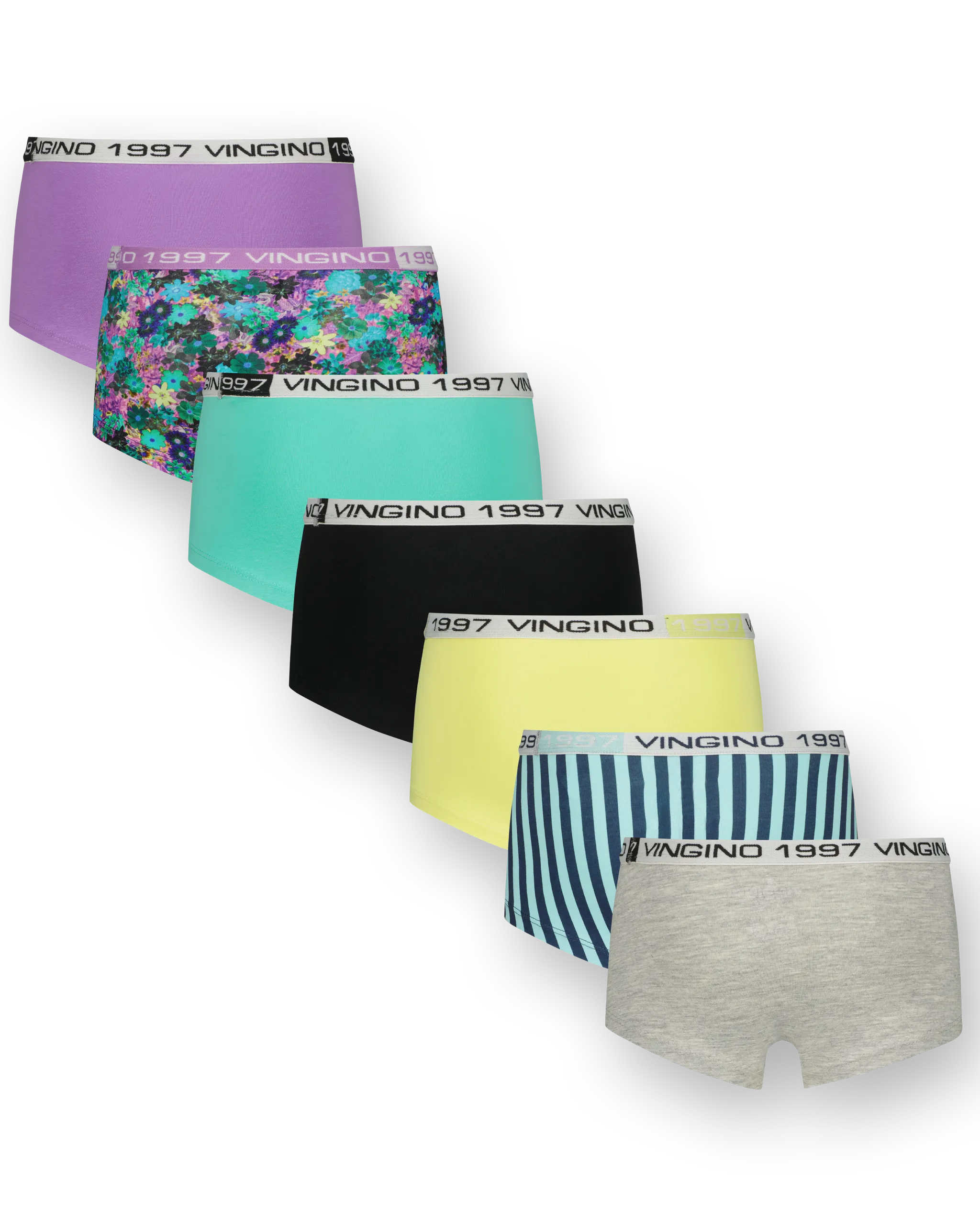 Meisjes Hipster 16 7 Pack | Paars