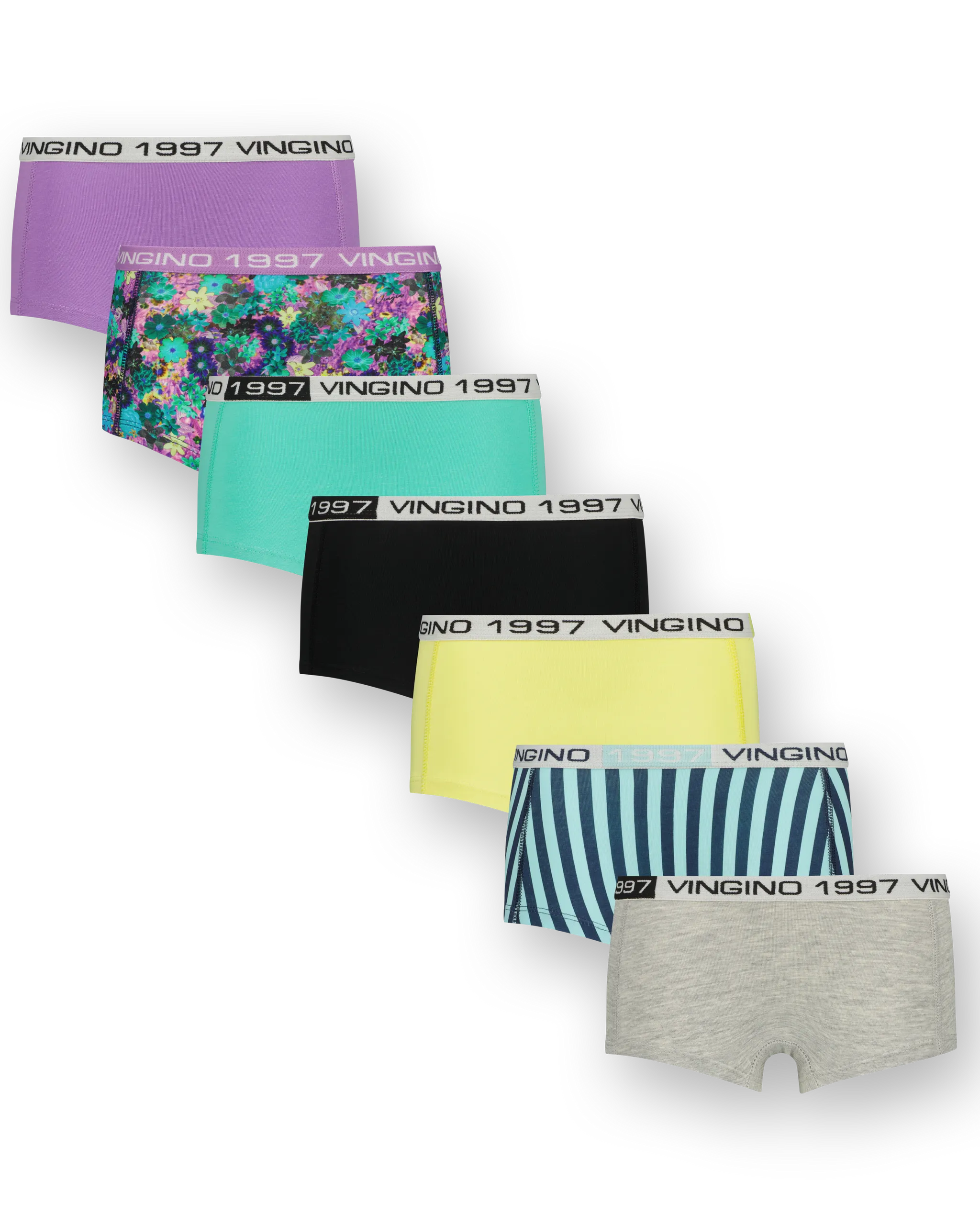 Meisjes Hipster 16 7 Pack | Paars