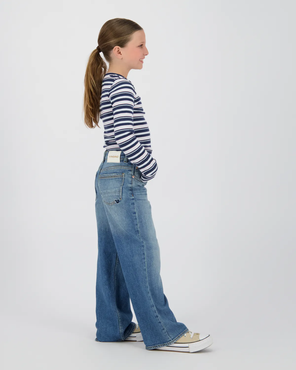 Meisjes Extra wide leg Jeans Carlice | Blauw