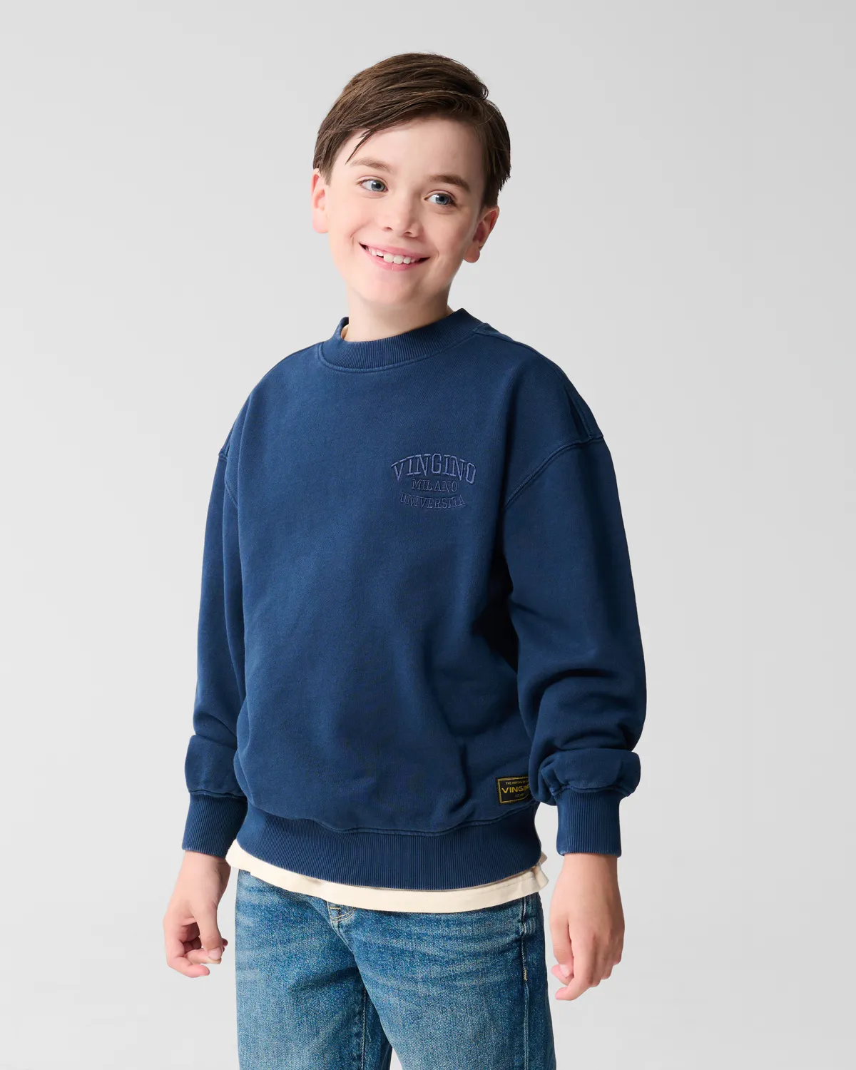 Jongens Oversized Sweater Nordi | Blauw