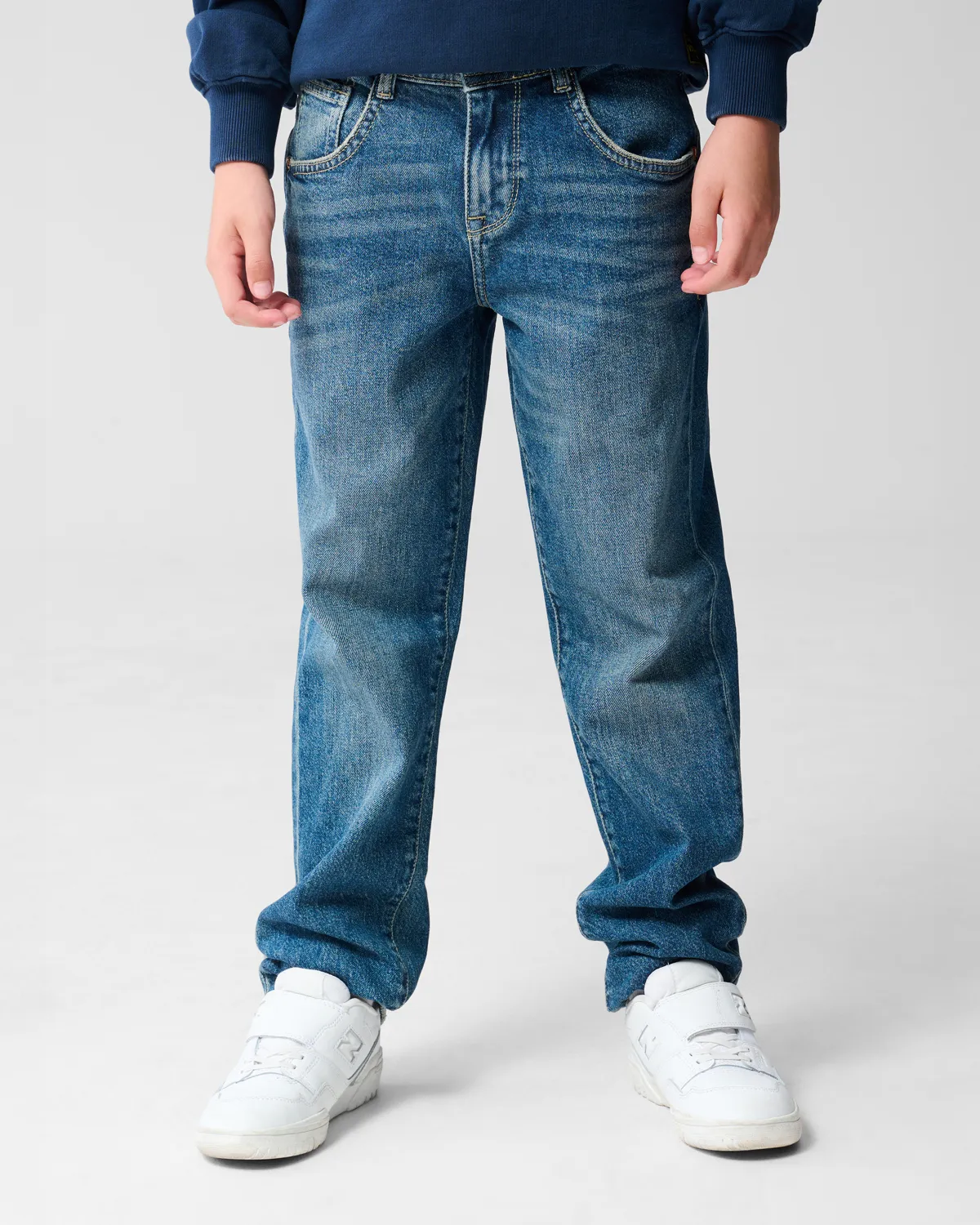 Jongens Straight Jeans Piero | Blauw