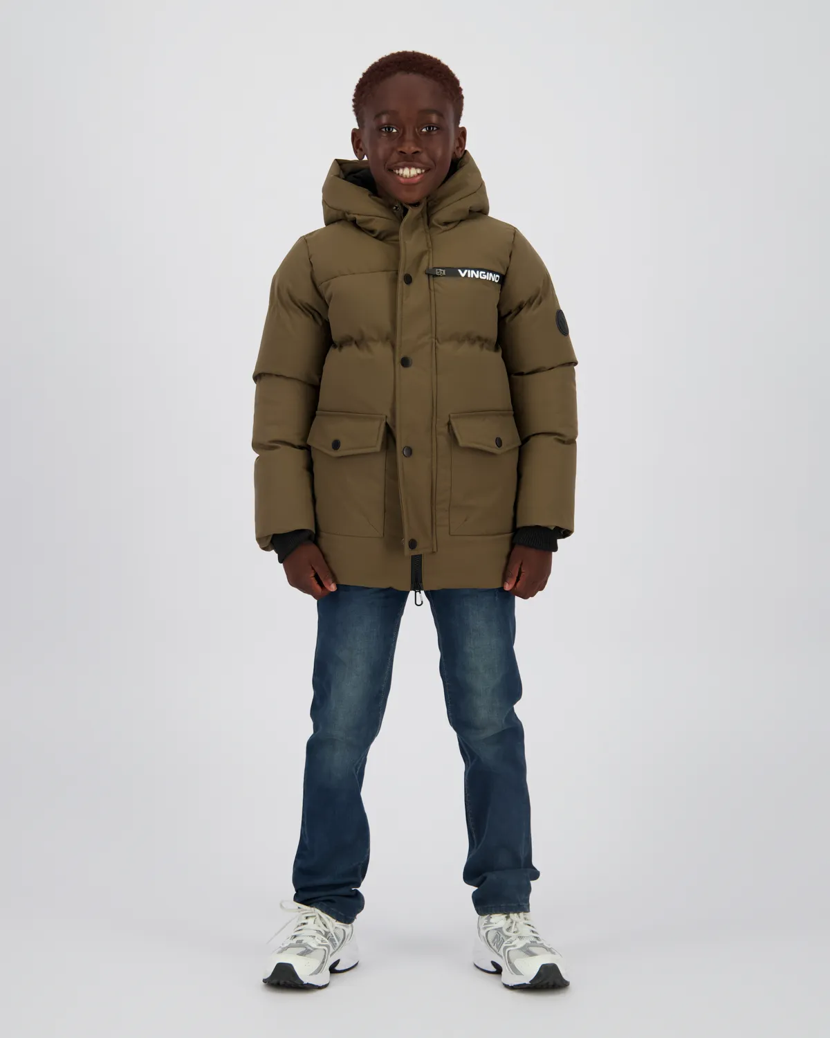 Jongens Jas Tanso | Zwart