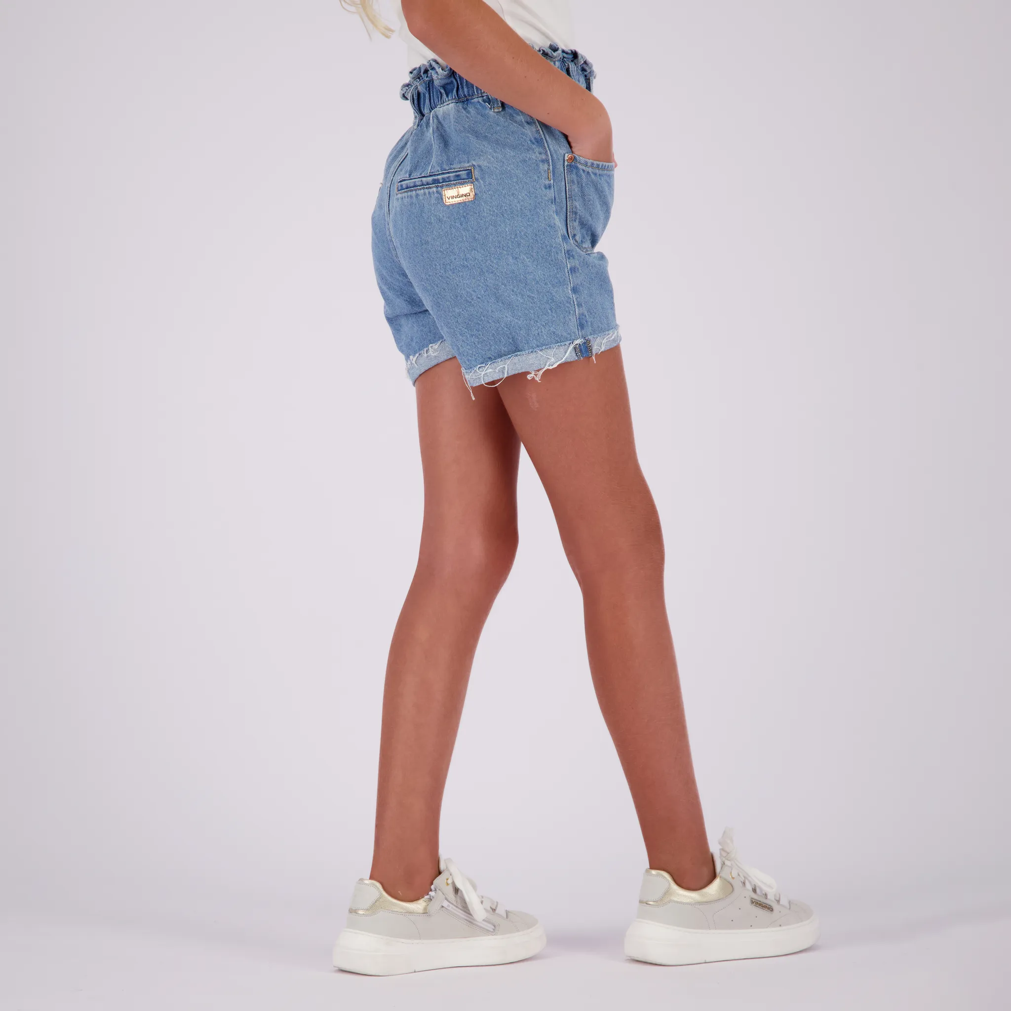 Korte broek high waist Demy