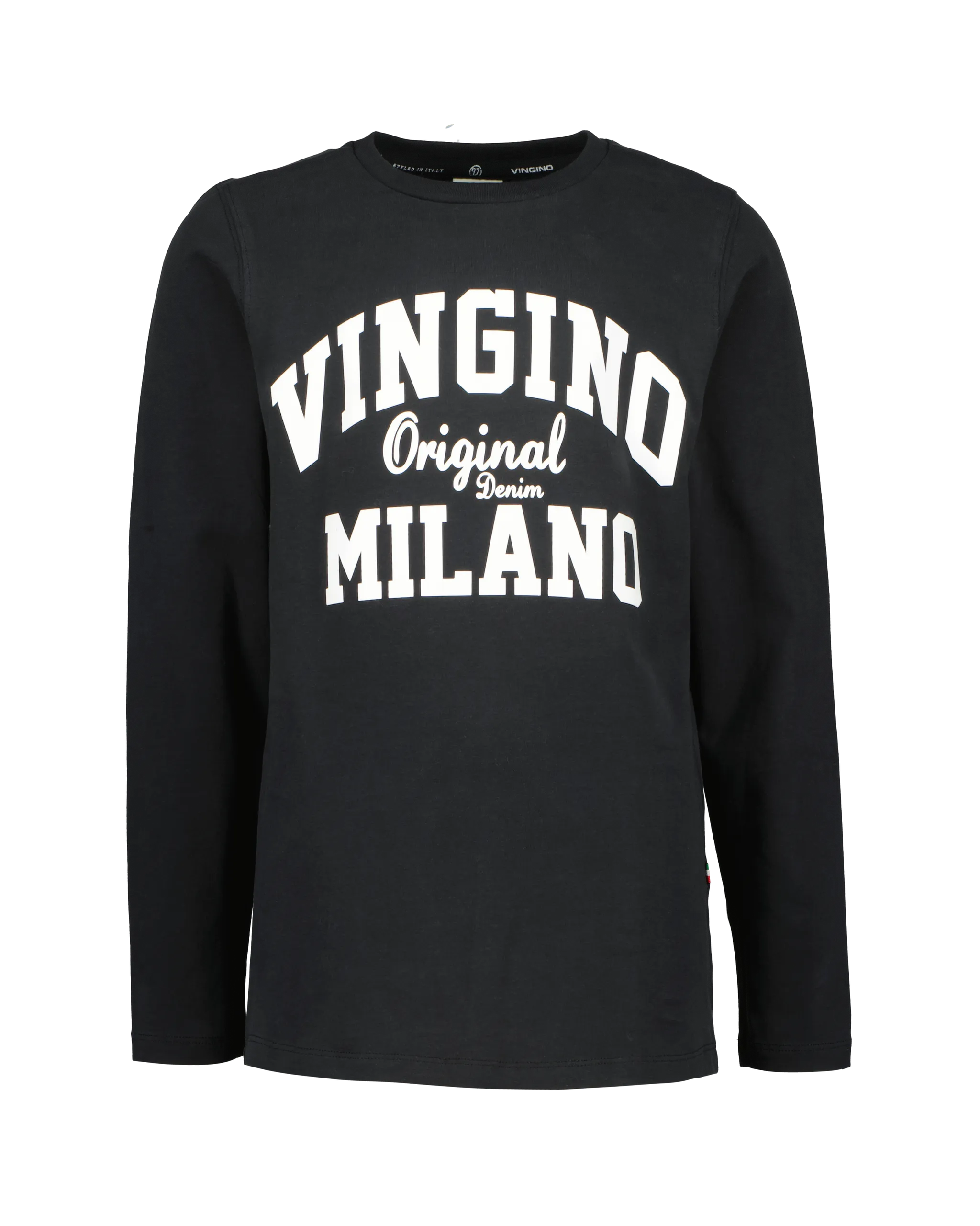 Jongens Classic logo Longsleeve | Zwart