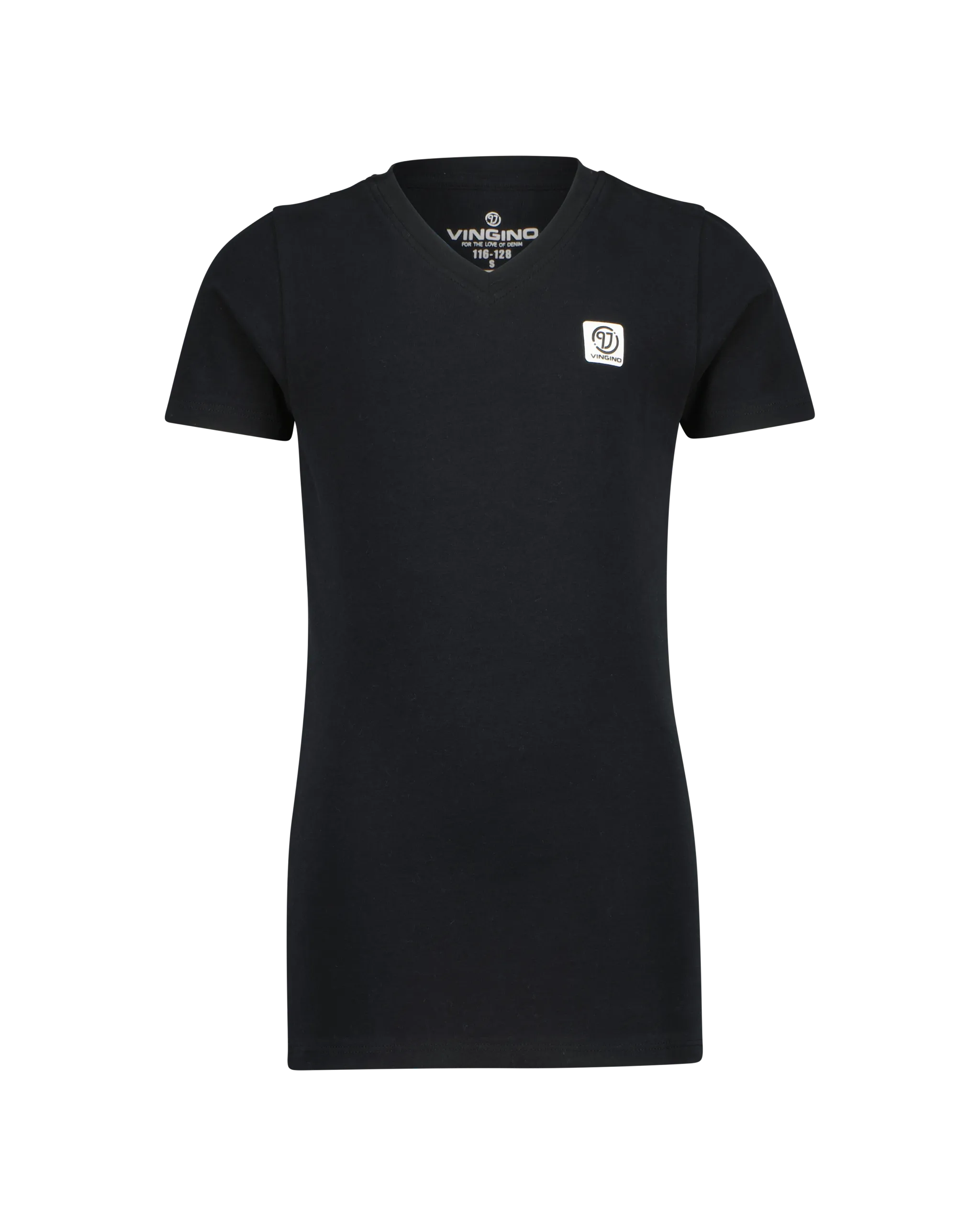 Boys B Basic v-neck T-shirt | Black