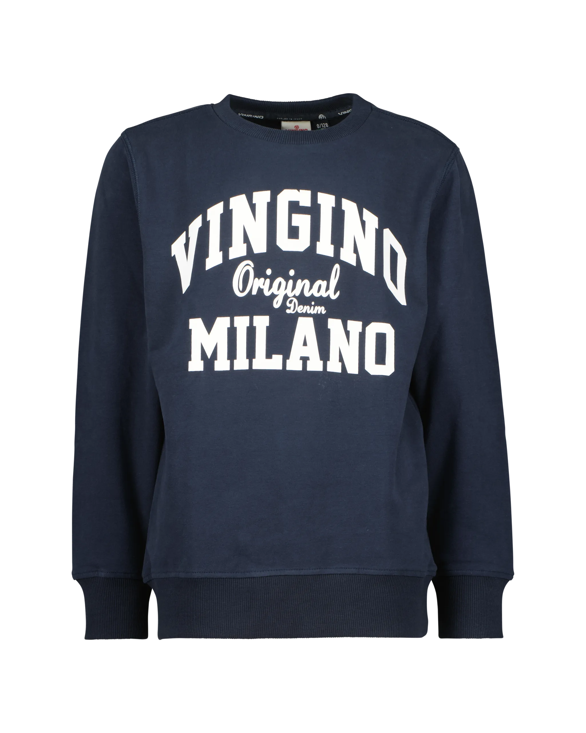 Jongens Classic crew logo hoodie | Blauw