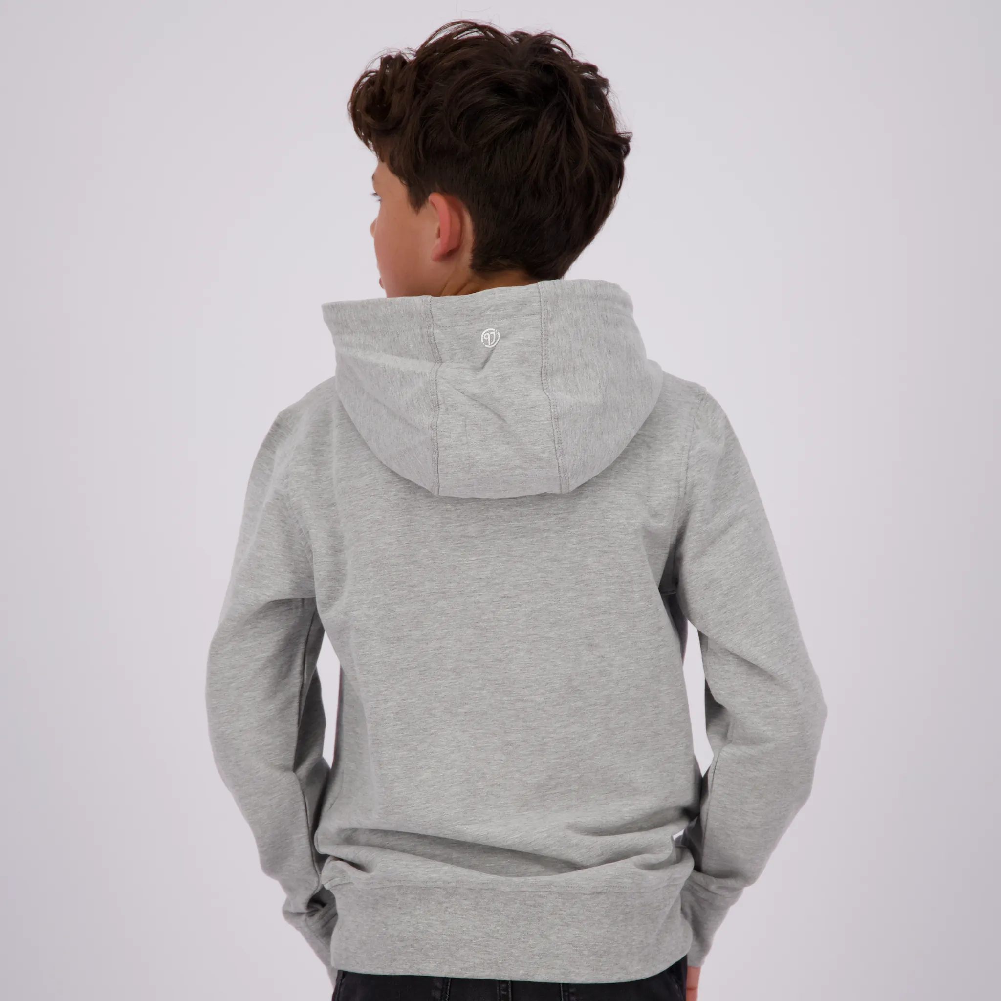 Boys Classic logo hoody | Grey