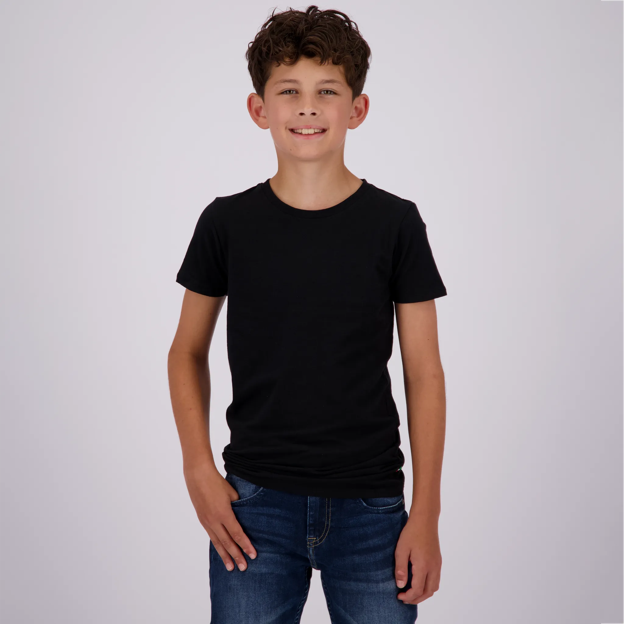 Jongens T-shirt 2 pack | Zwart