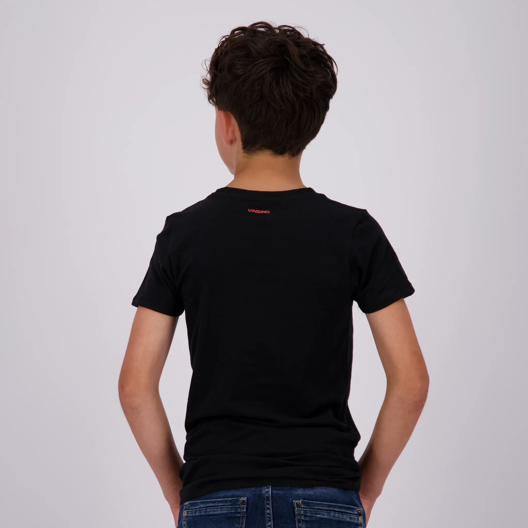 Jongens T-shirt 2 pack | Zwart