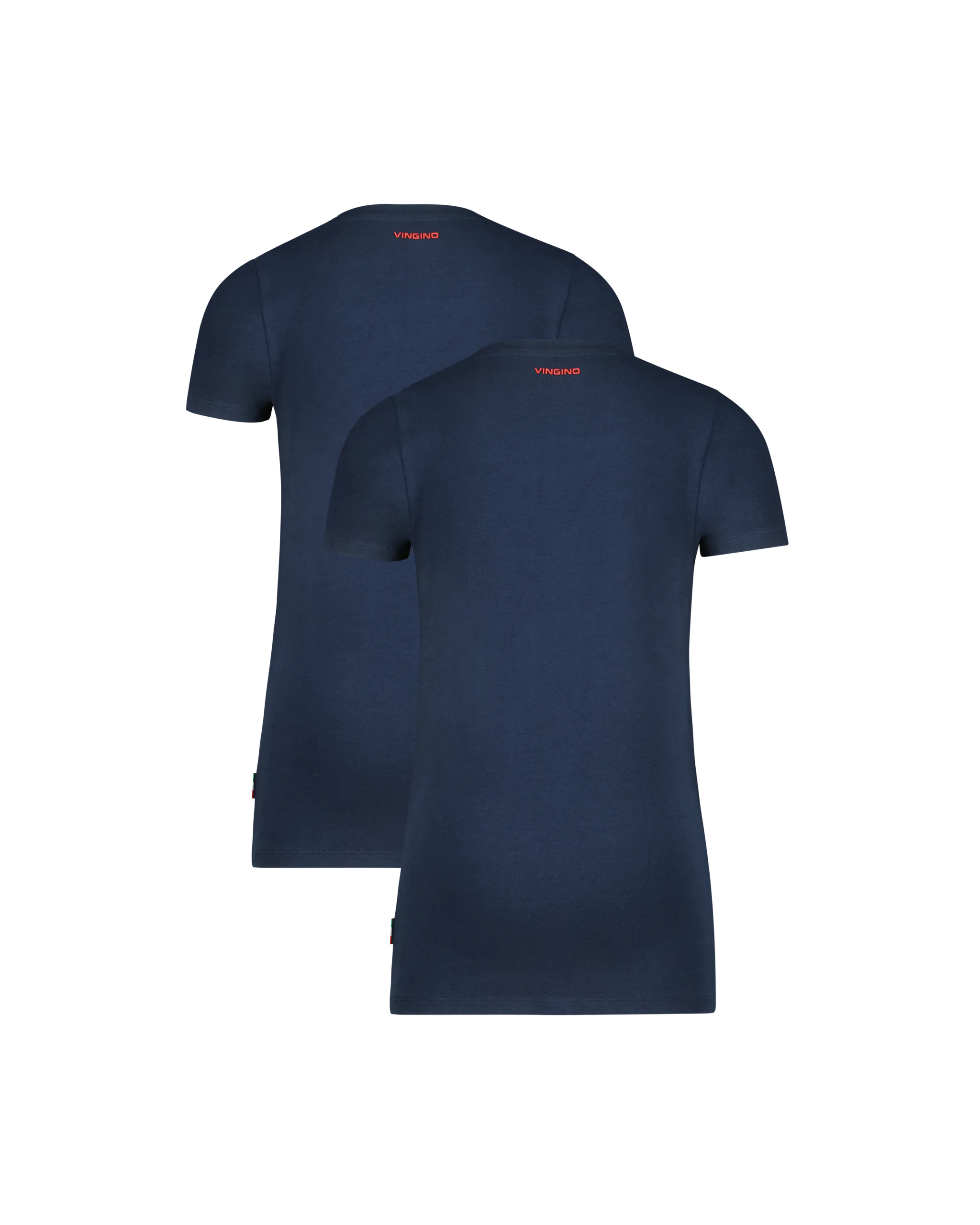 Boys T-shirt V-neck 2 pack | Blue