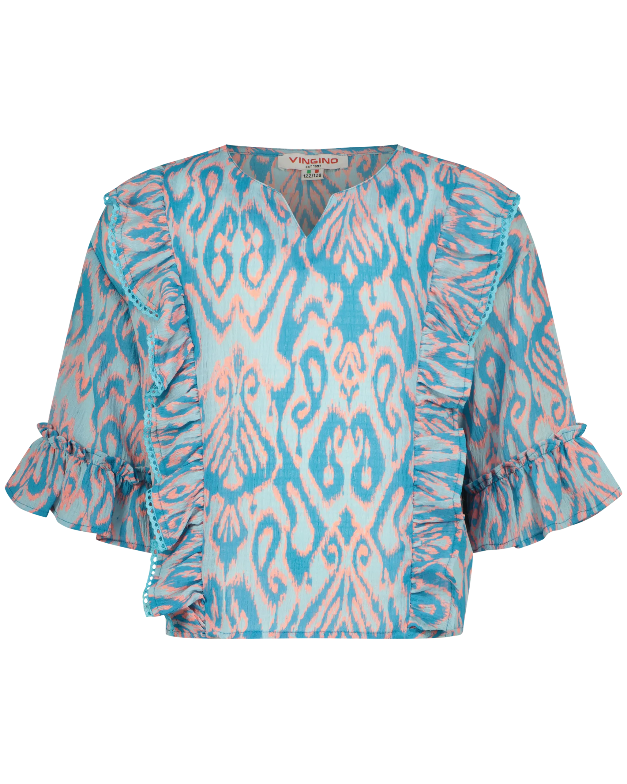 Meisjes Top Letty | Blauw