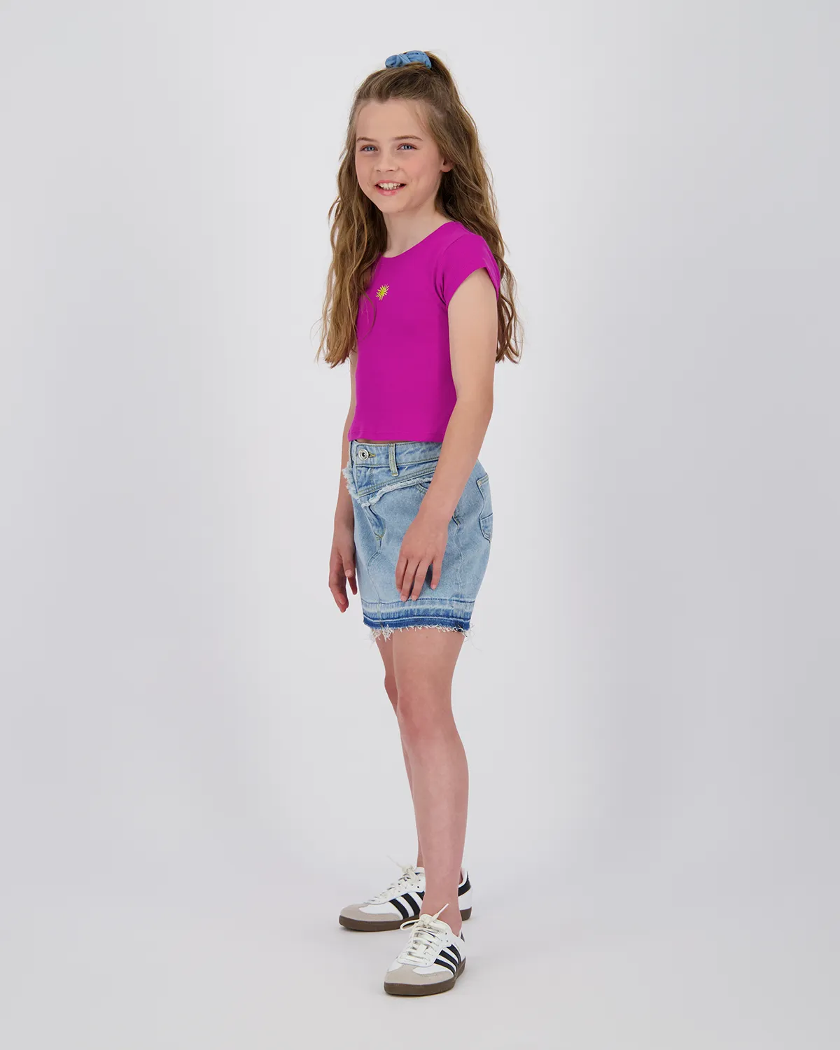T-Shirt Basic-Crop Rib Tee