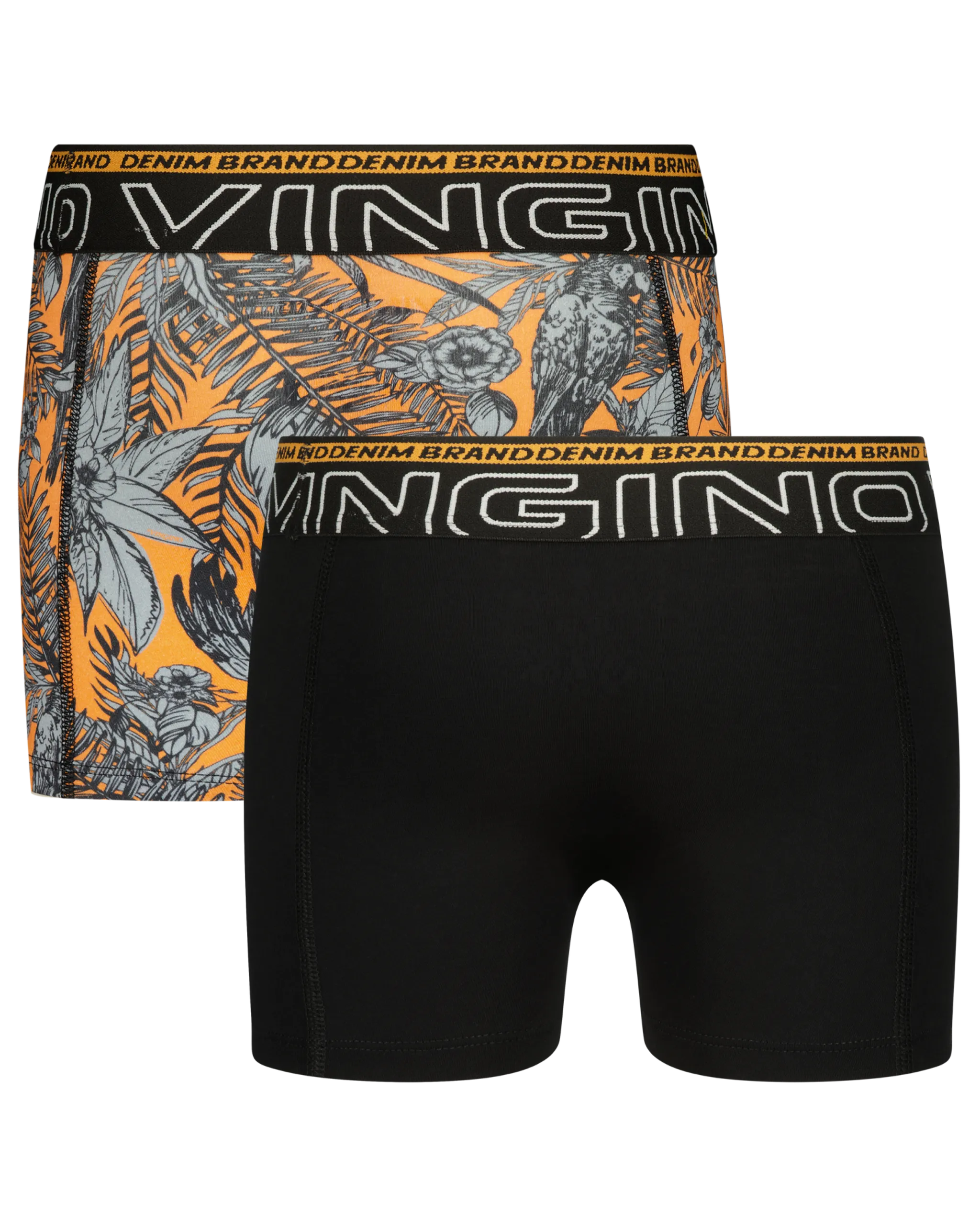 Boxershorts B-241-10 Black Leaf 2 Pack