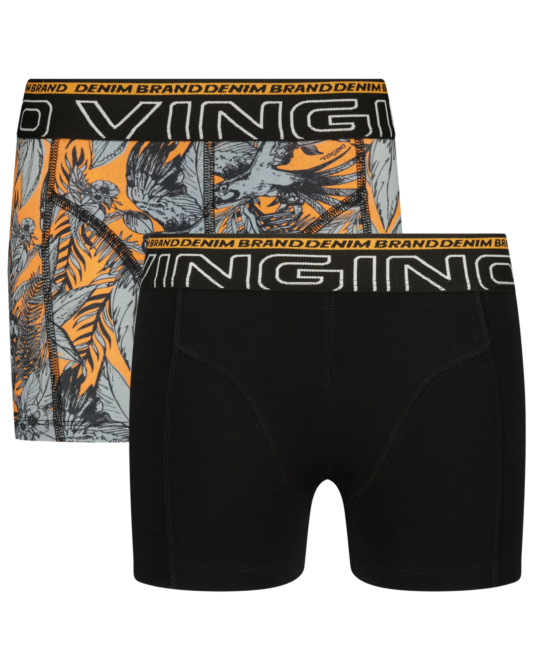 Boxershorts B-241-10 Black Leaf 2 Pack