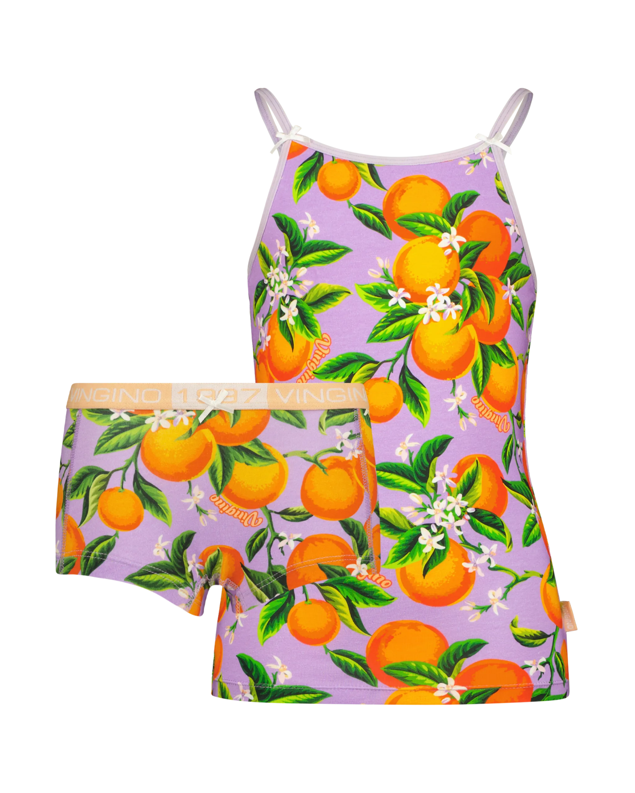 Hipster G-241-11 Orange Singlet Set
