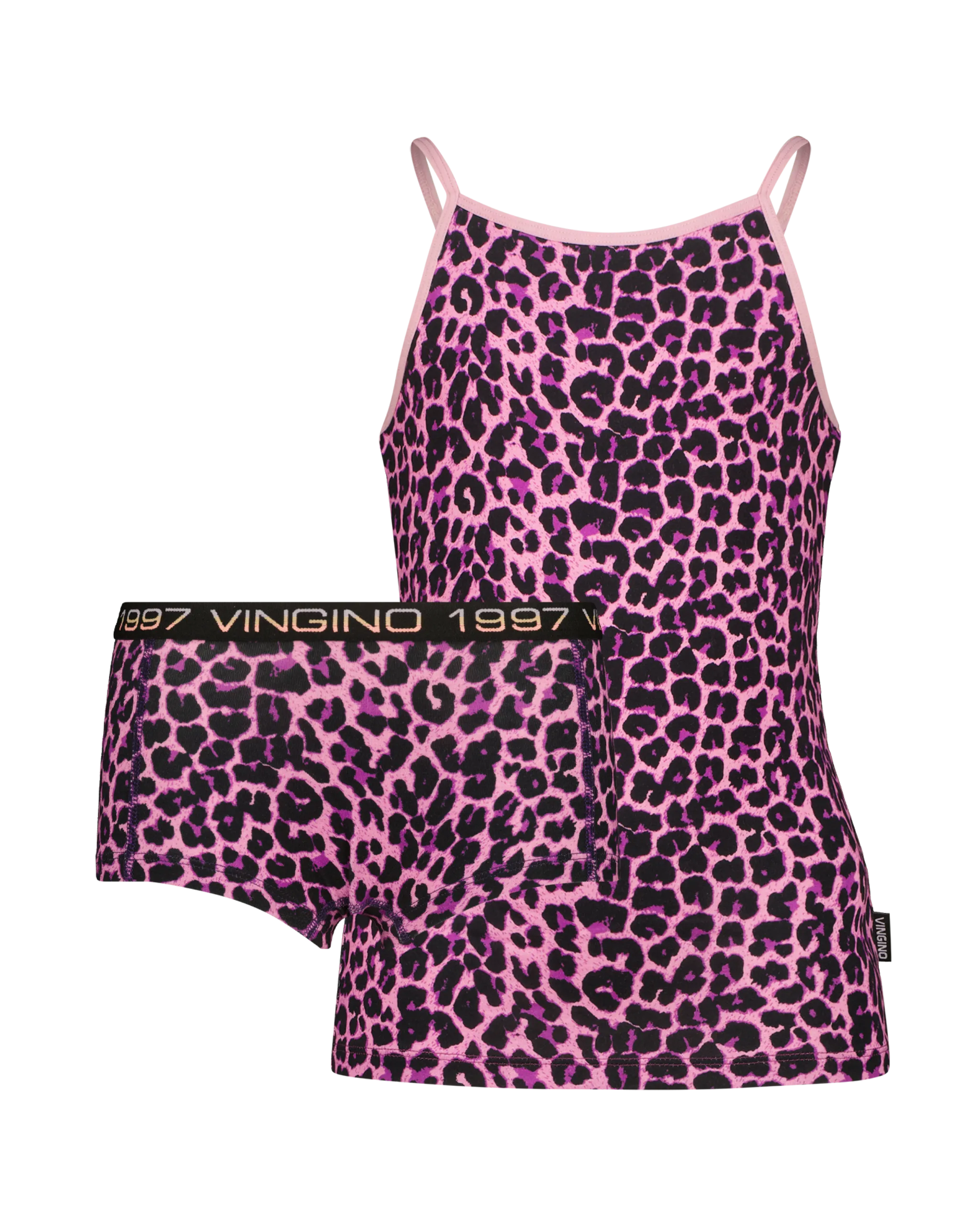 Hipster G-241-8-Animal Singlet Set