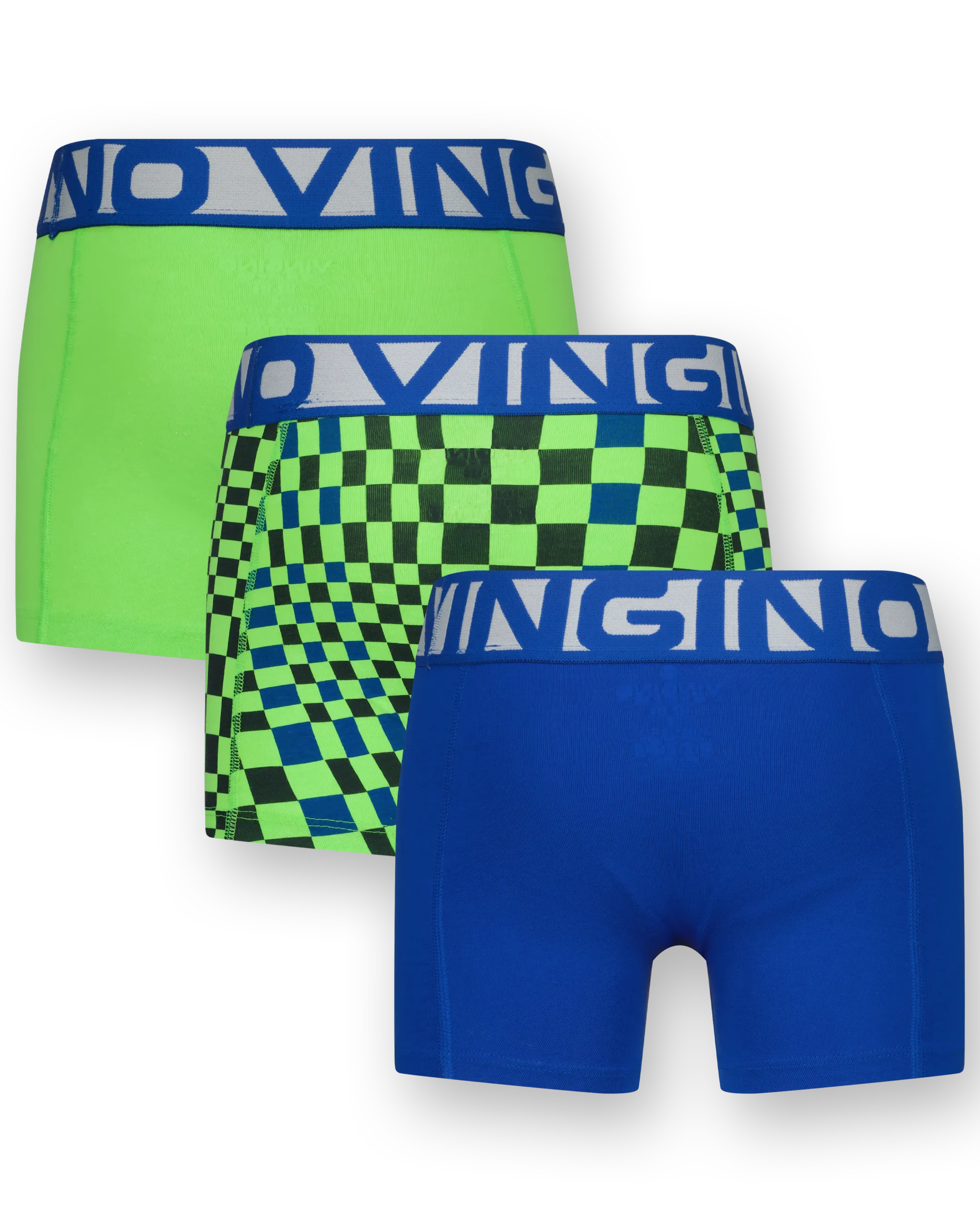 Boxershorts B-242-3 Graphic Blue 3 Pack